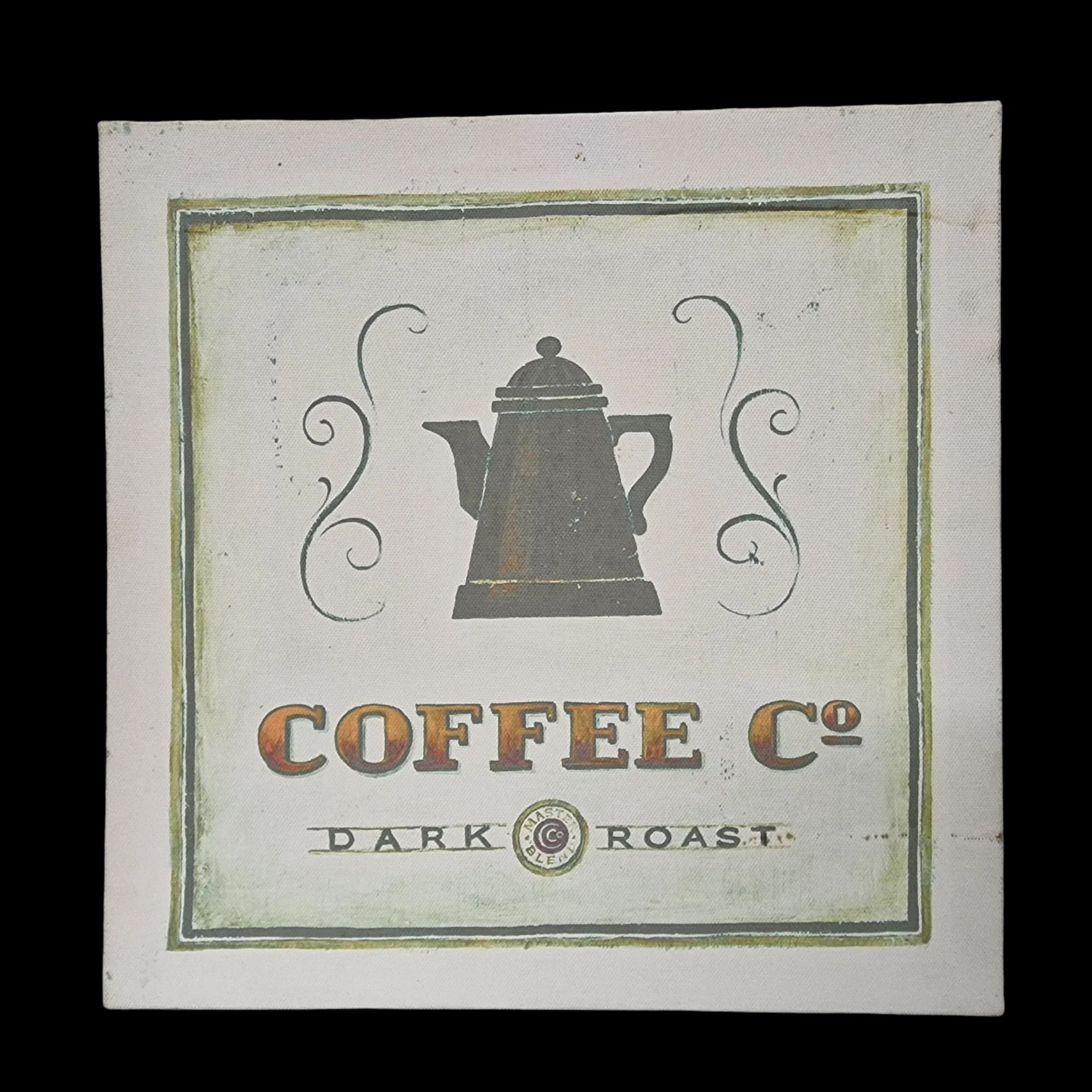 2 Coffee Canvas Wall Art Contemporary Kitchen & Shop Decor