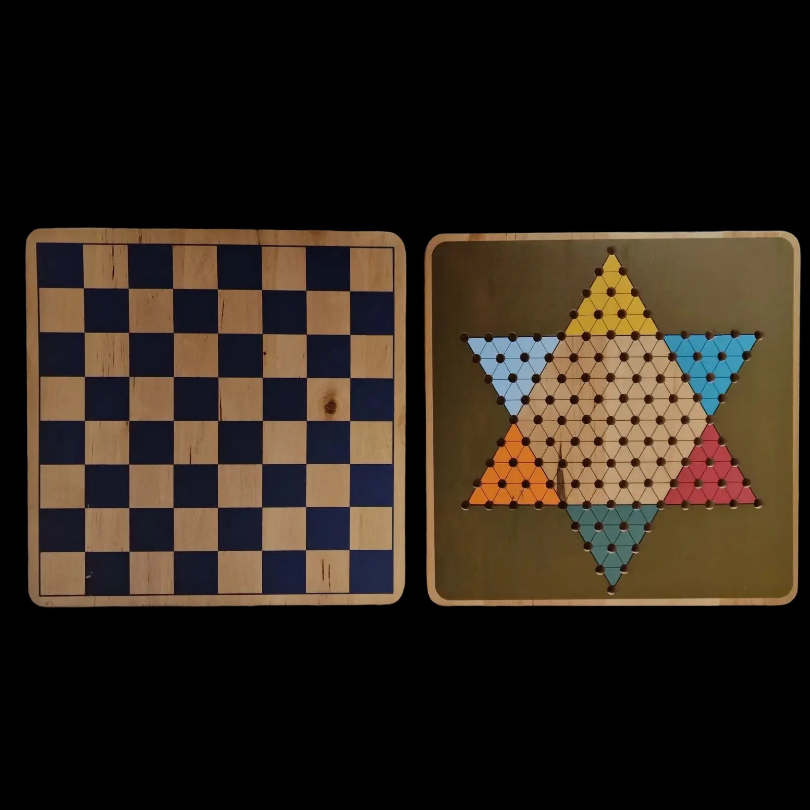 5 In 1 Boxed Wooden Board Game - Games - Loop NYC - 4 - 2761