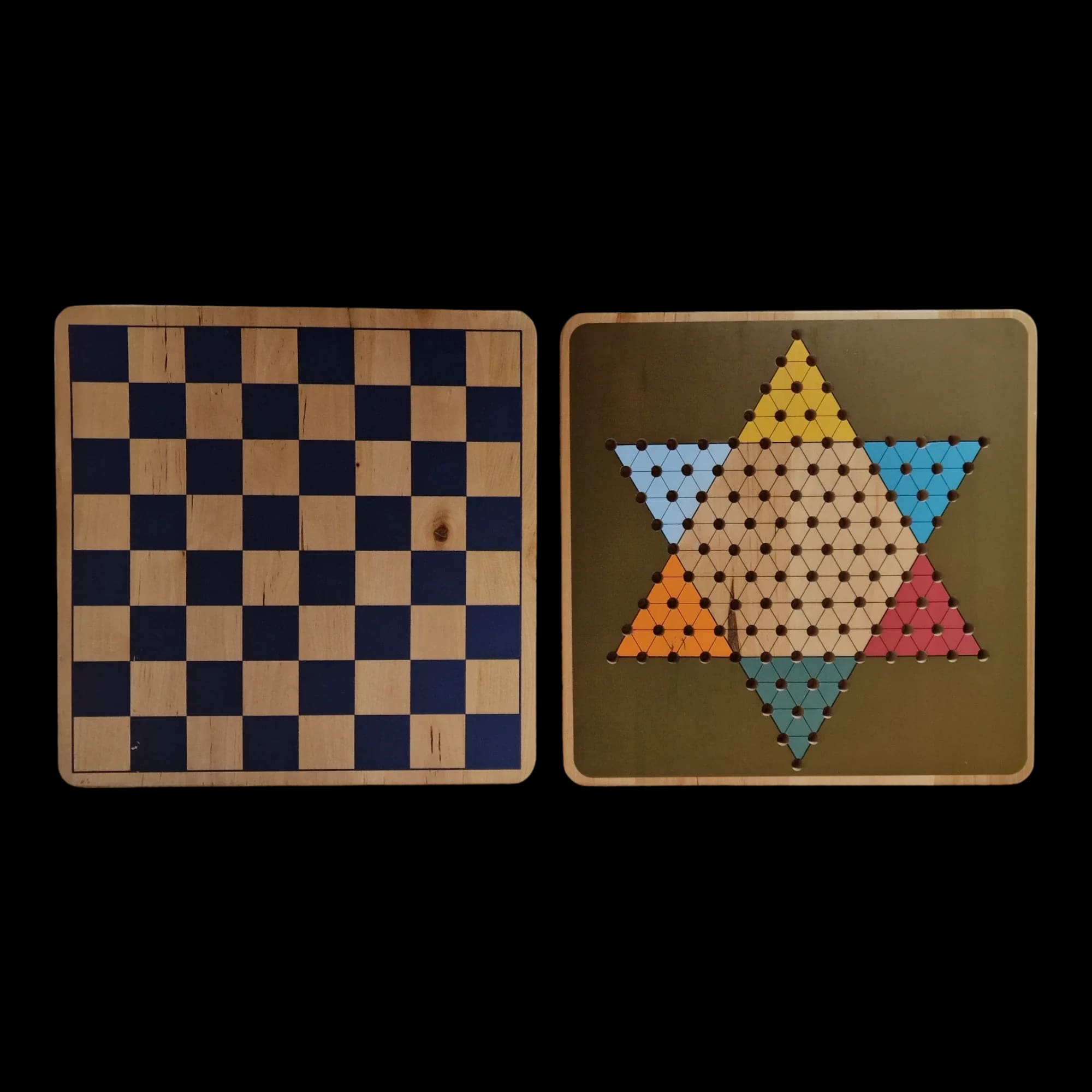 5 In 1 Boxed Wooden Board Game - Games - Loop NYC - 2761