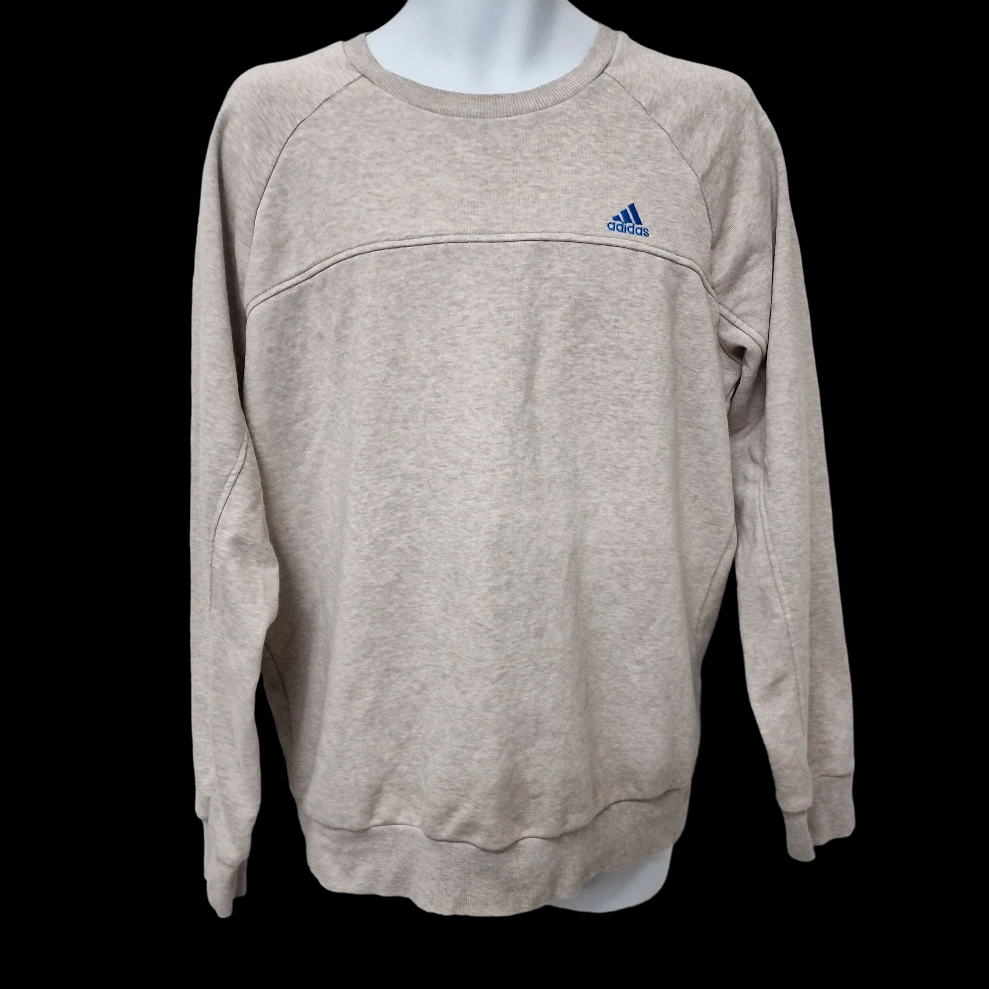 Adidas Grey Crew Neck Jumper UK Large - Jumpers - 1 - 3398