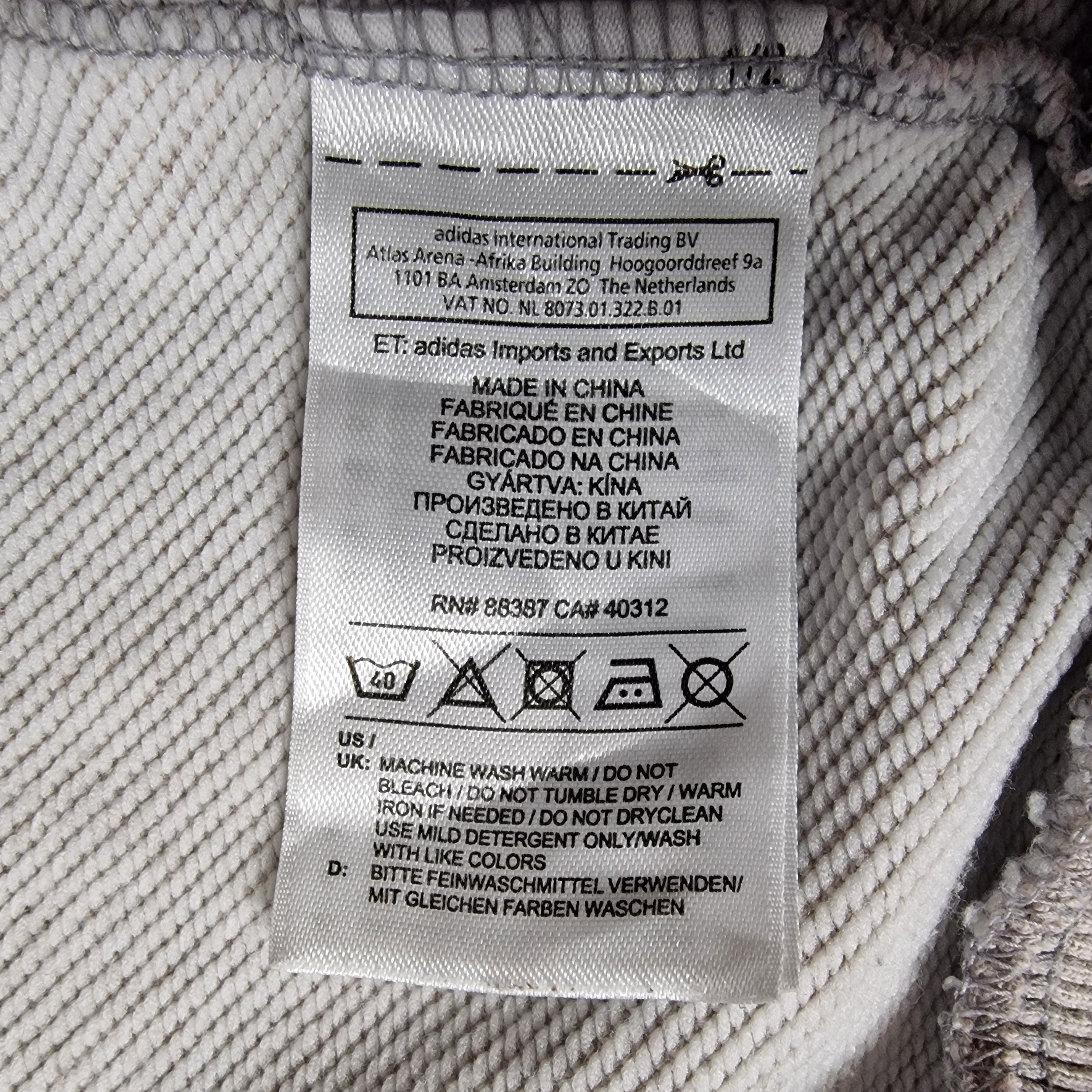 Adidas Grey Crew Neck Jumper UK Large - Jumpers - 10 - 3398