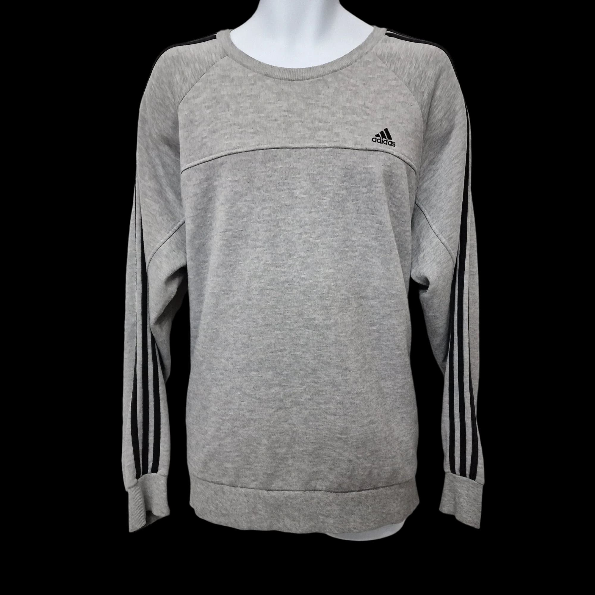 Adidas Grey Crew Neck Jumper UK XL - Jumpers - 1 - 3403