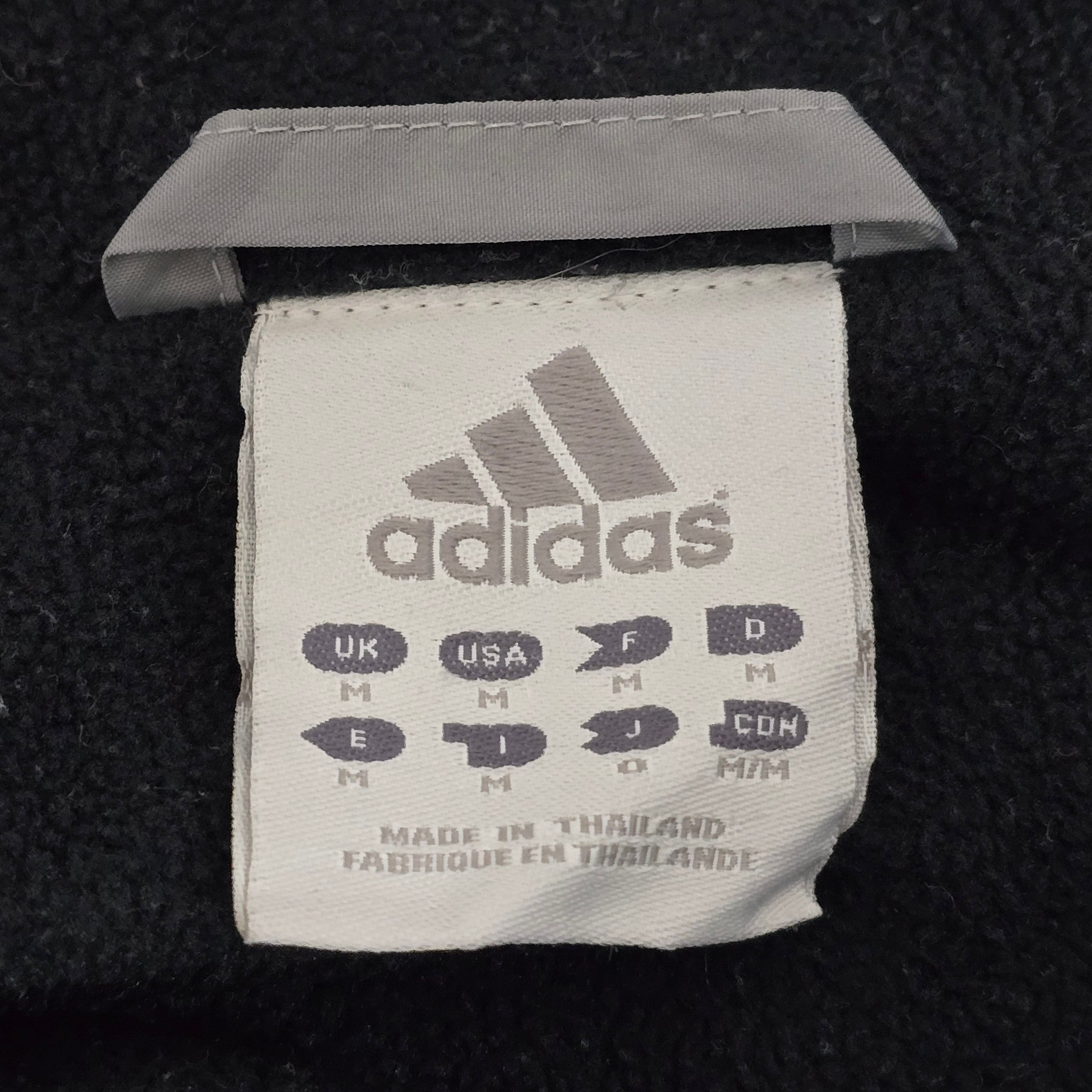 Adidas Unisex Grey Windbreaker Jacket UK Medium Vintage