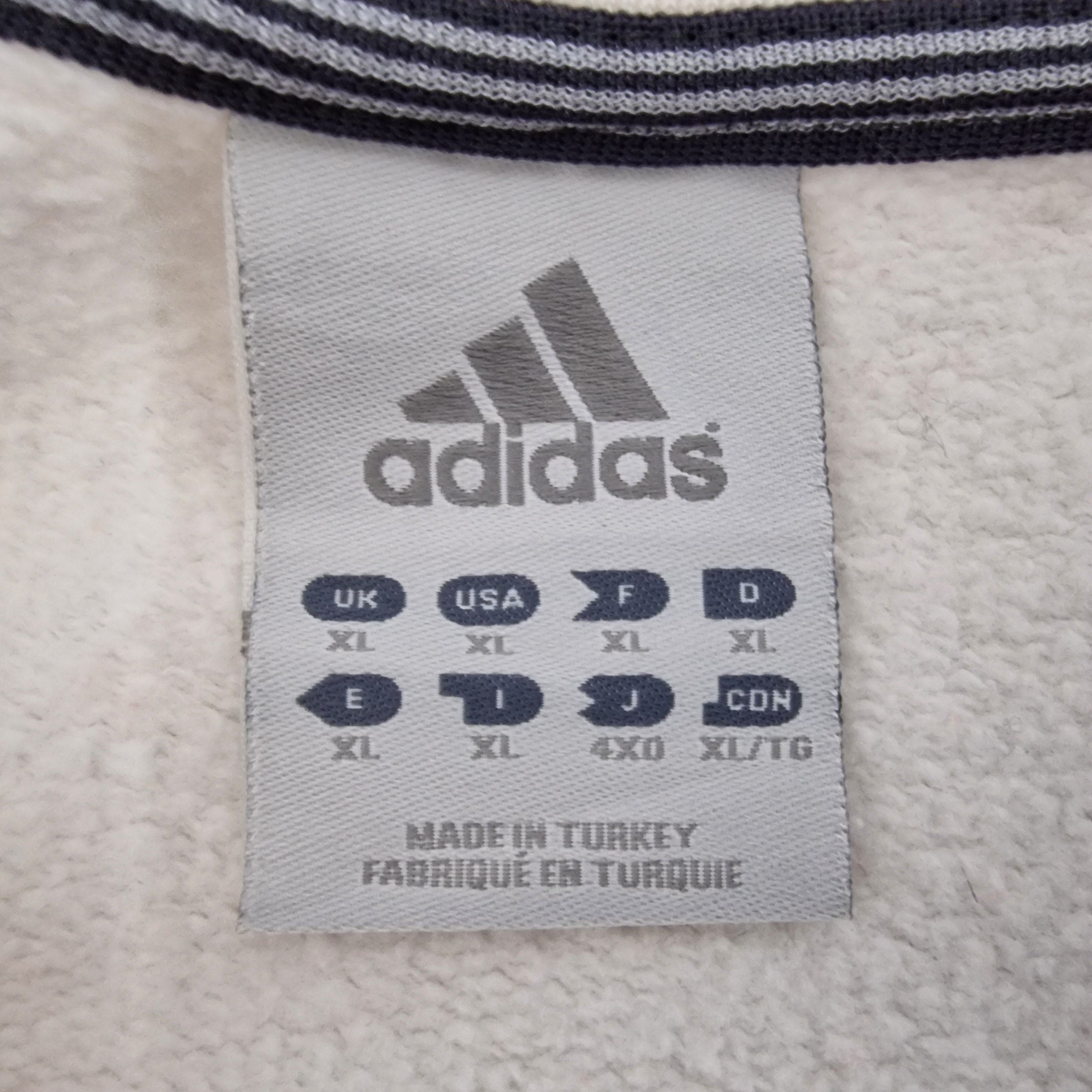 Adidas White Crew Neck Jumper UK XL - Jumpers - 10 - 3400