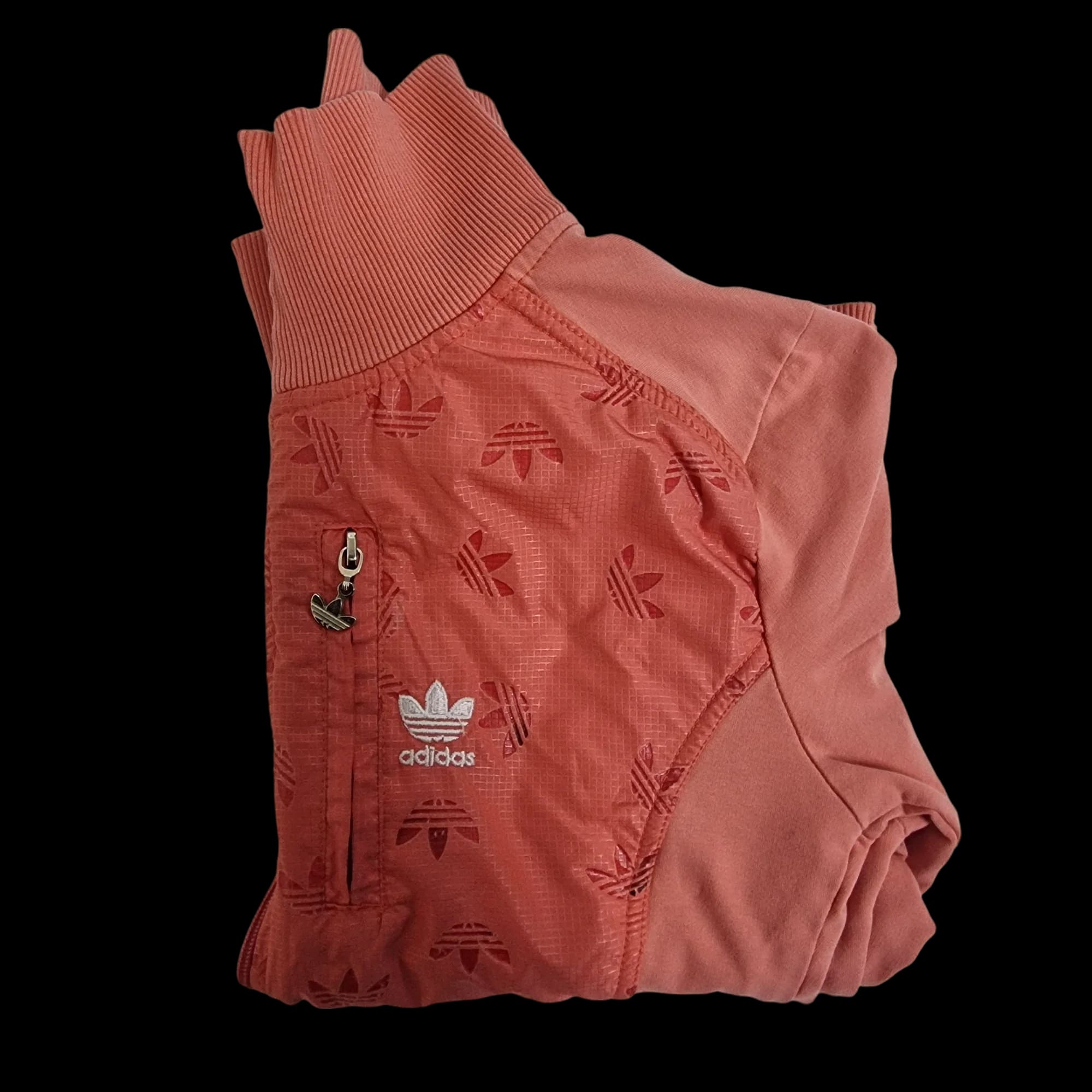 Adidas Womens Track Top Tracksuit Full Zip Pink 36 - Jacket