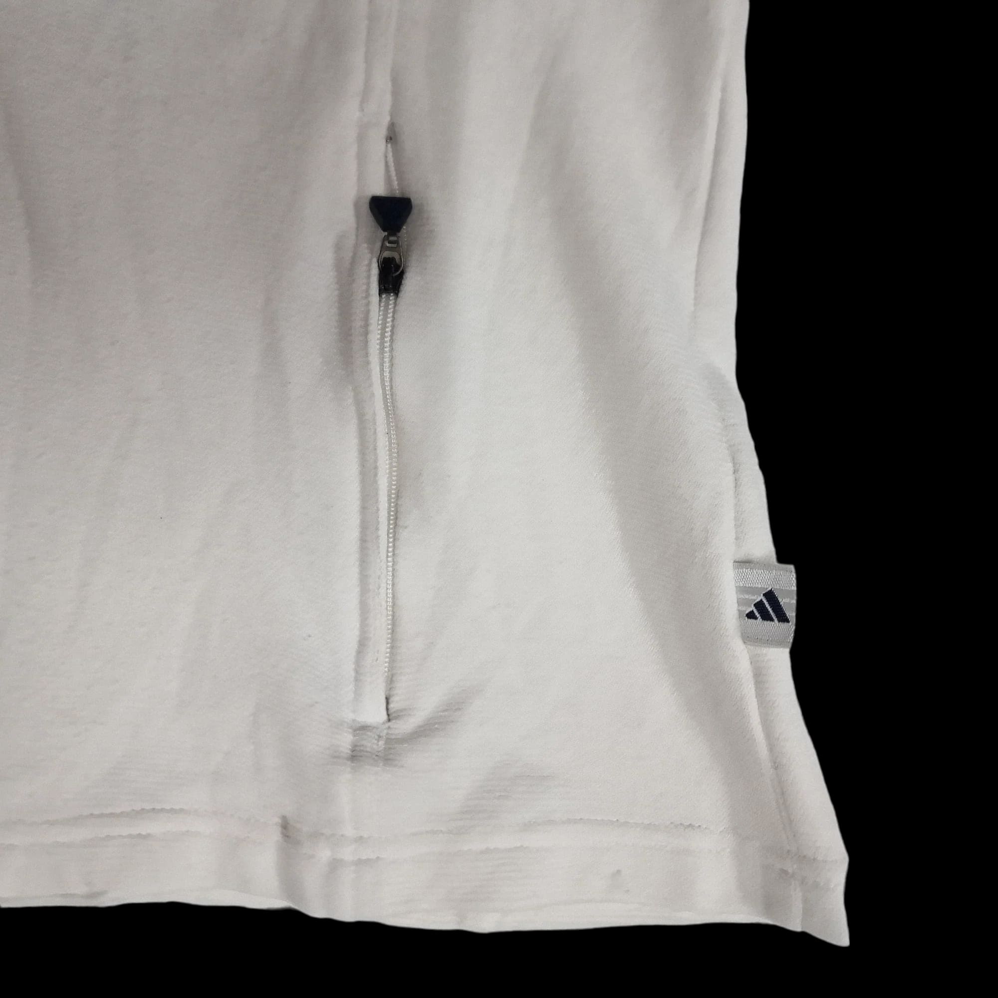 Adidas Womens White Track Top Tracksuit Full Zip UK 14