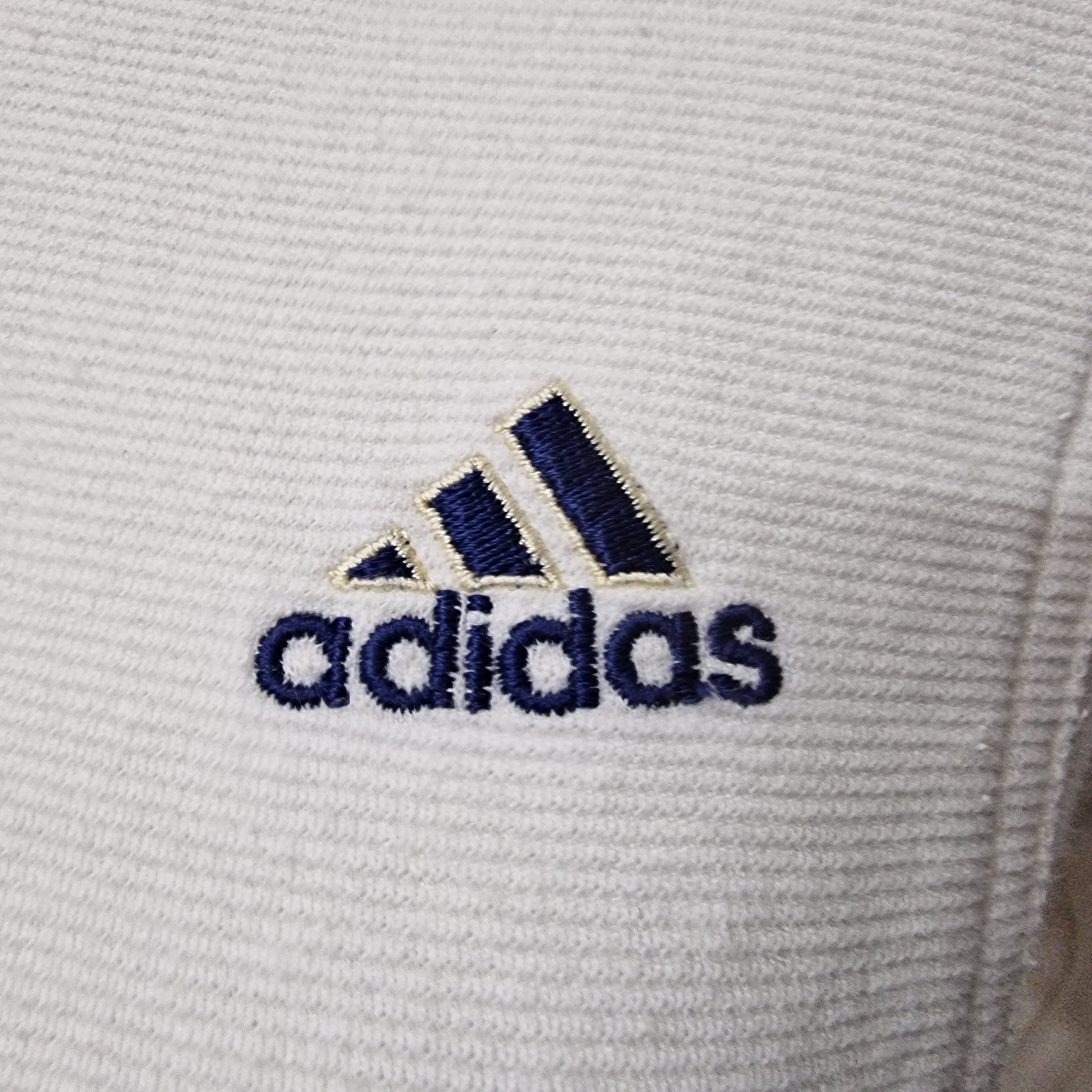 Adidas Womens White Track Top Tracksuit Full Zip UK 14