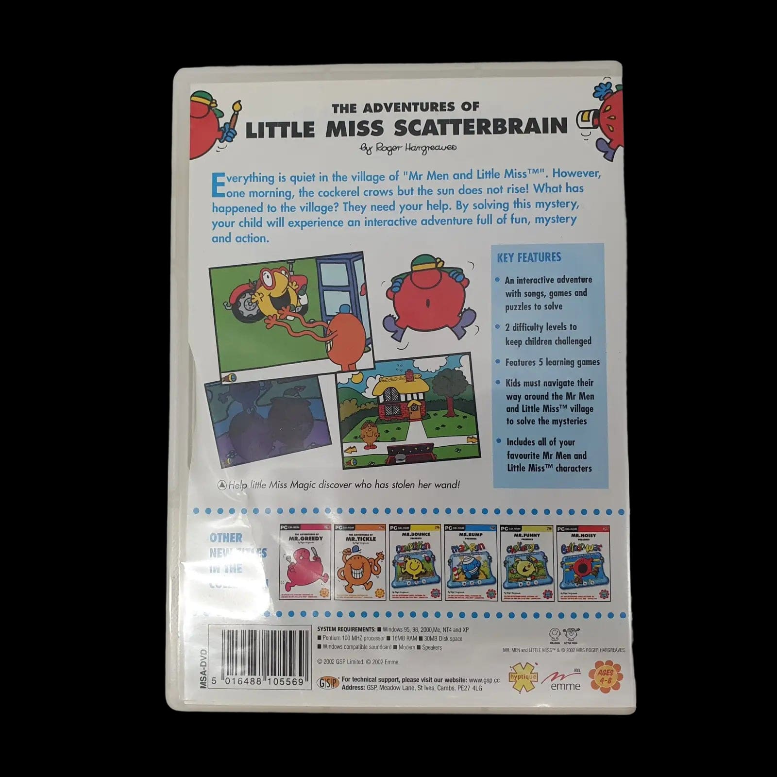 The Adventures Of Little Miss Scatterbrain Pc Gsp 2002