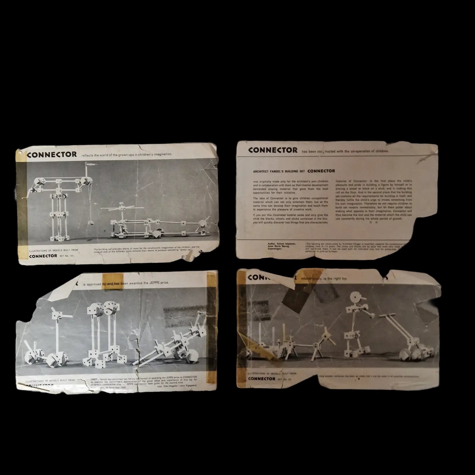 Antique Connector Willy Fangels 151 Construction Set