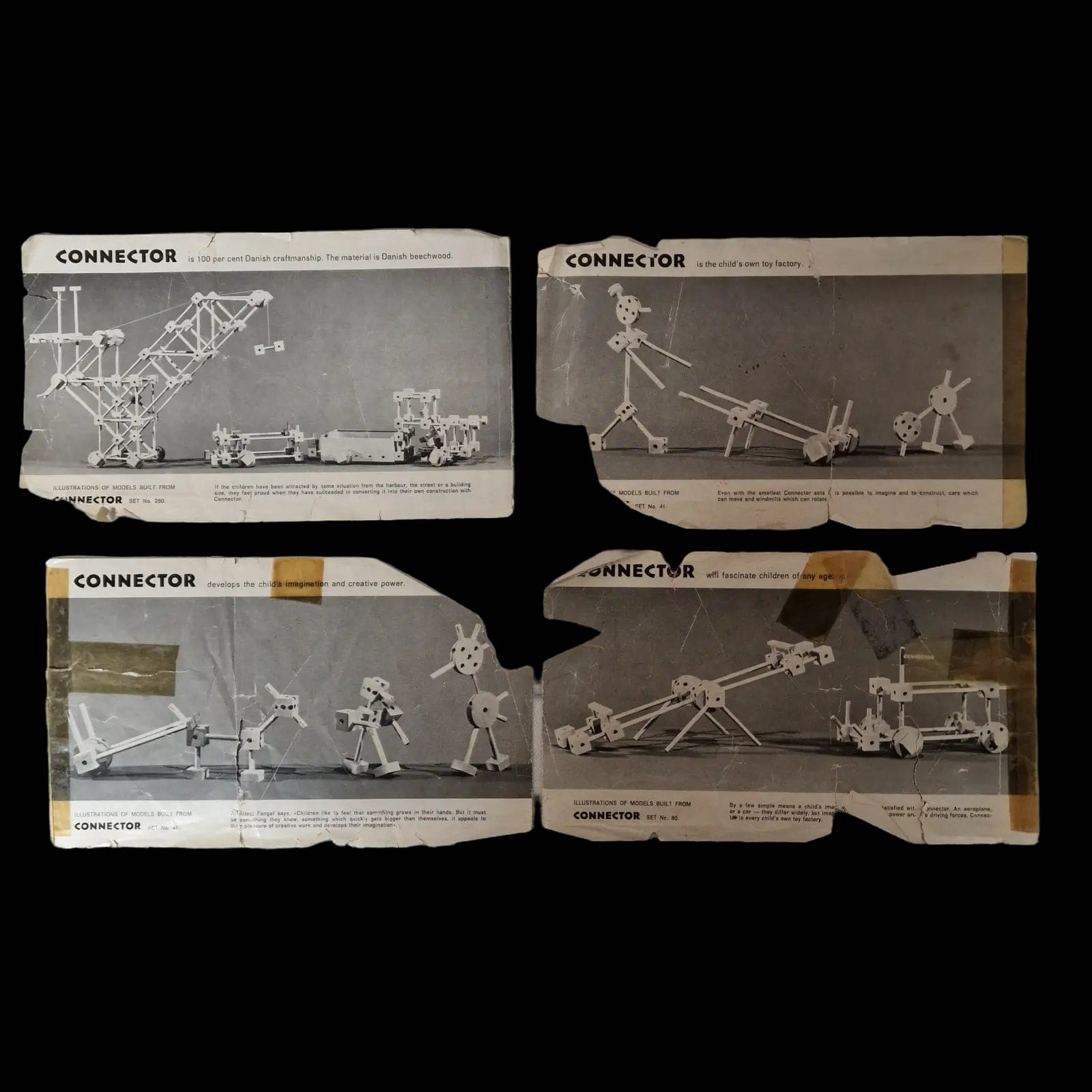 Antique Connector Willy Fangels 151 Construction Set