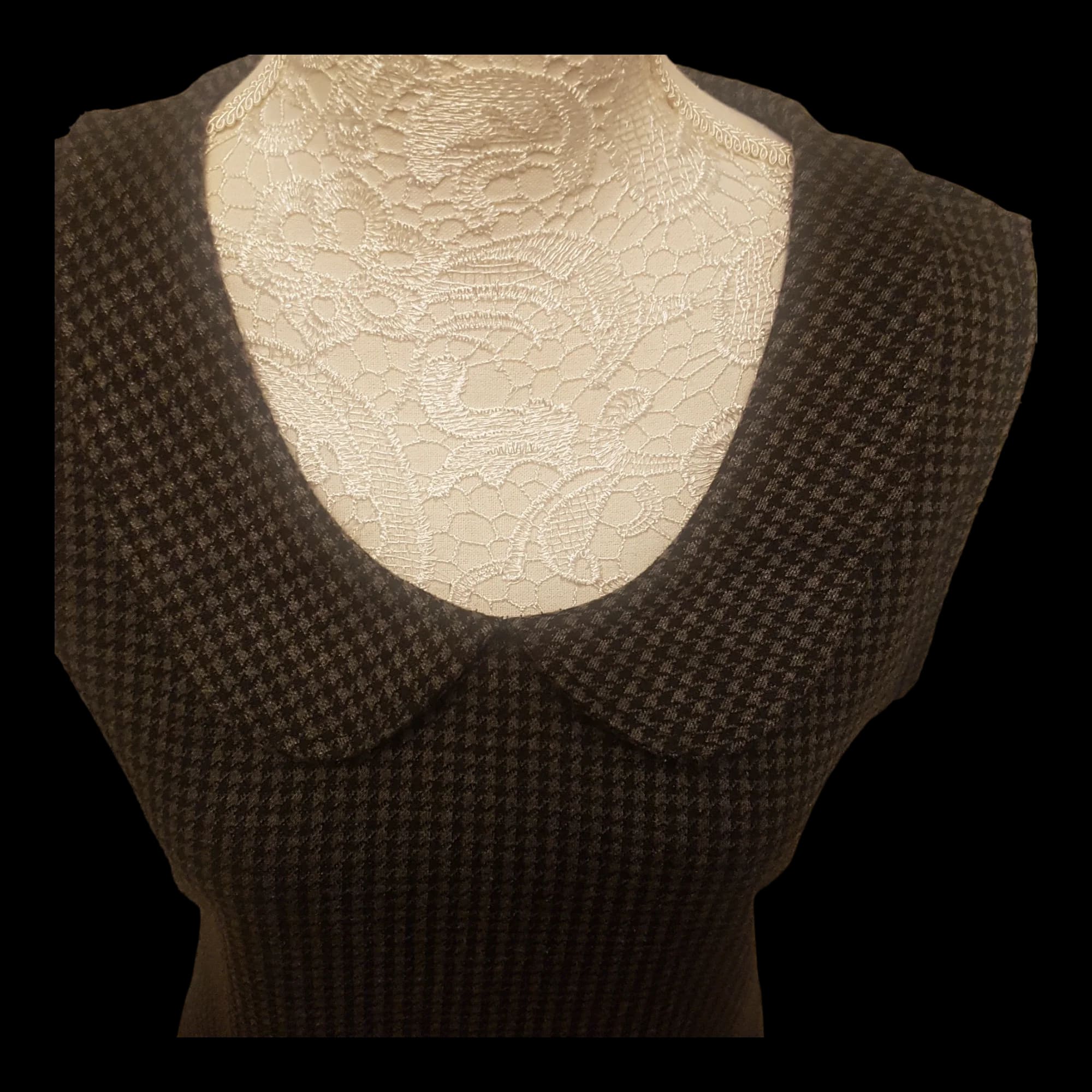 Apricot Grey Black Pattern Dress UK 14 - Dresses - 5 - 1958