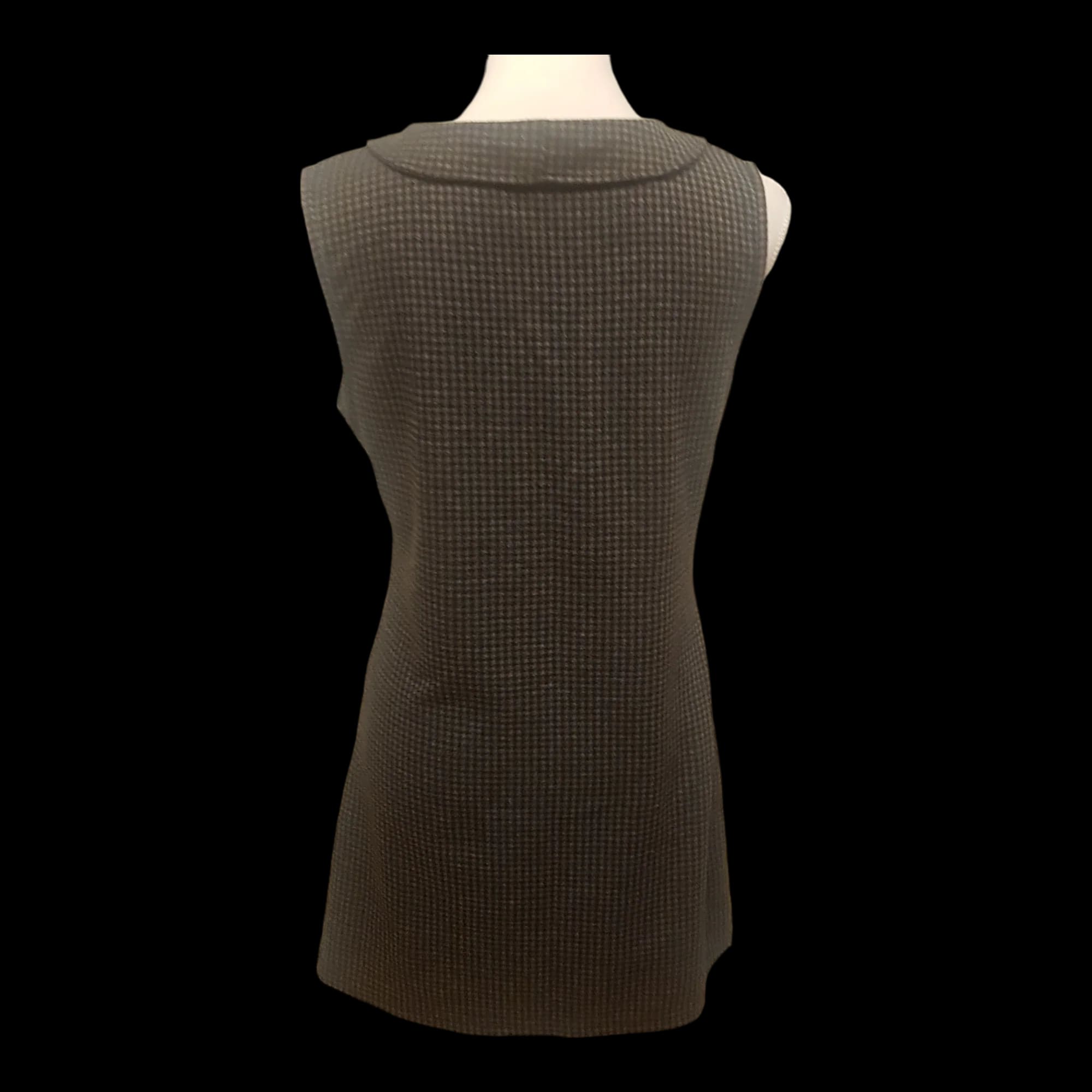 Apricot Grey Black Pattern Dress UK 14 - Dresses - 2 - 1958