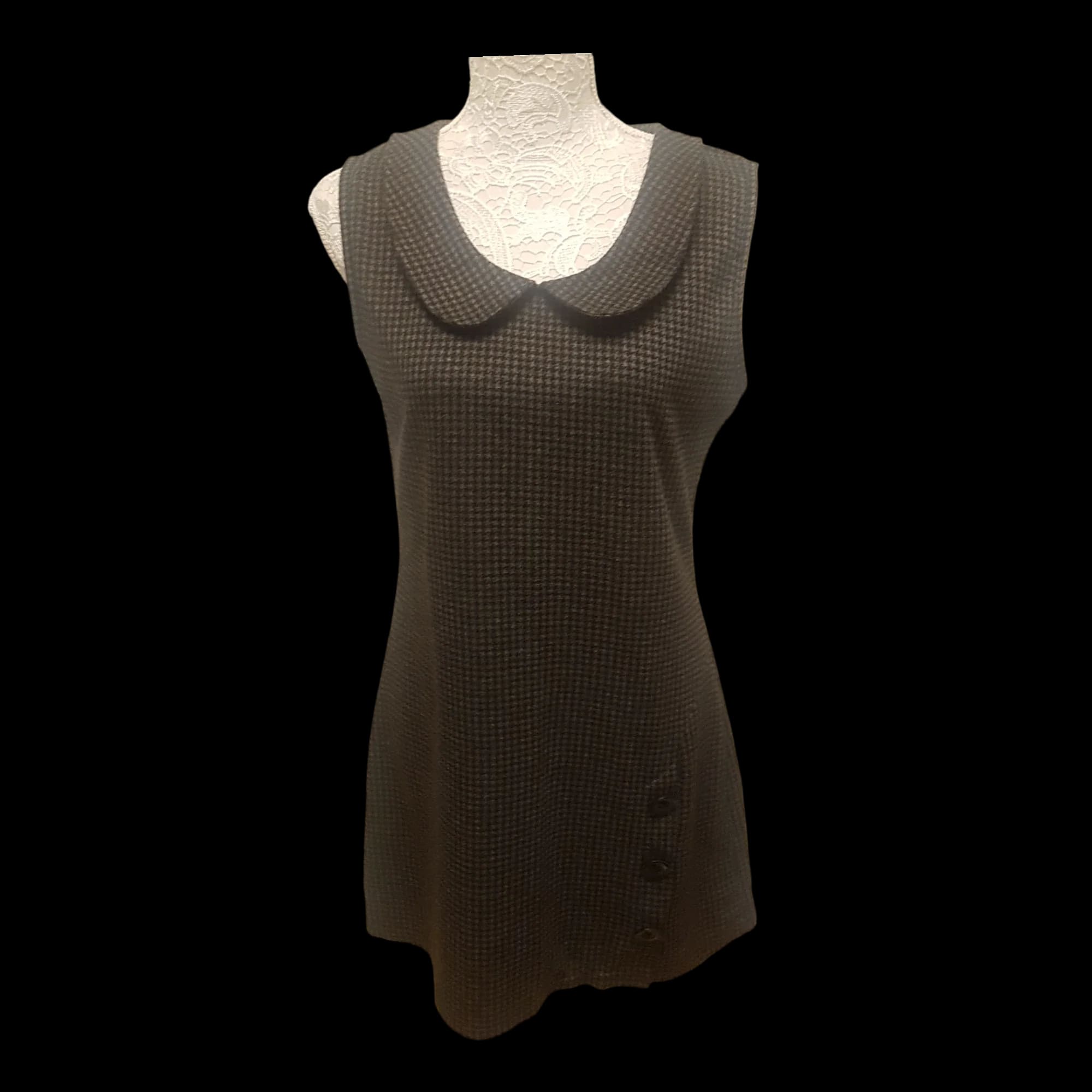 Apricot Grey Black Pattern Dress UK 14 - Dresses - 1 - 1958