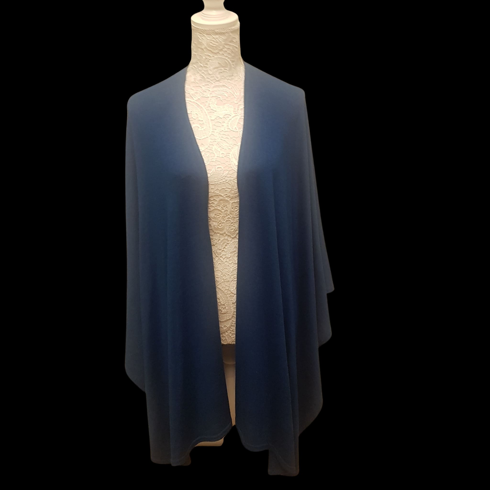 Arcadia Group Teal Wrap Around Shawl Uk Size 24 To 32