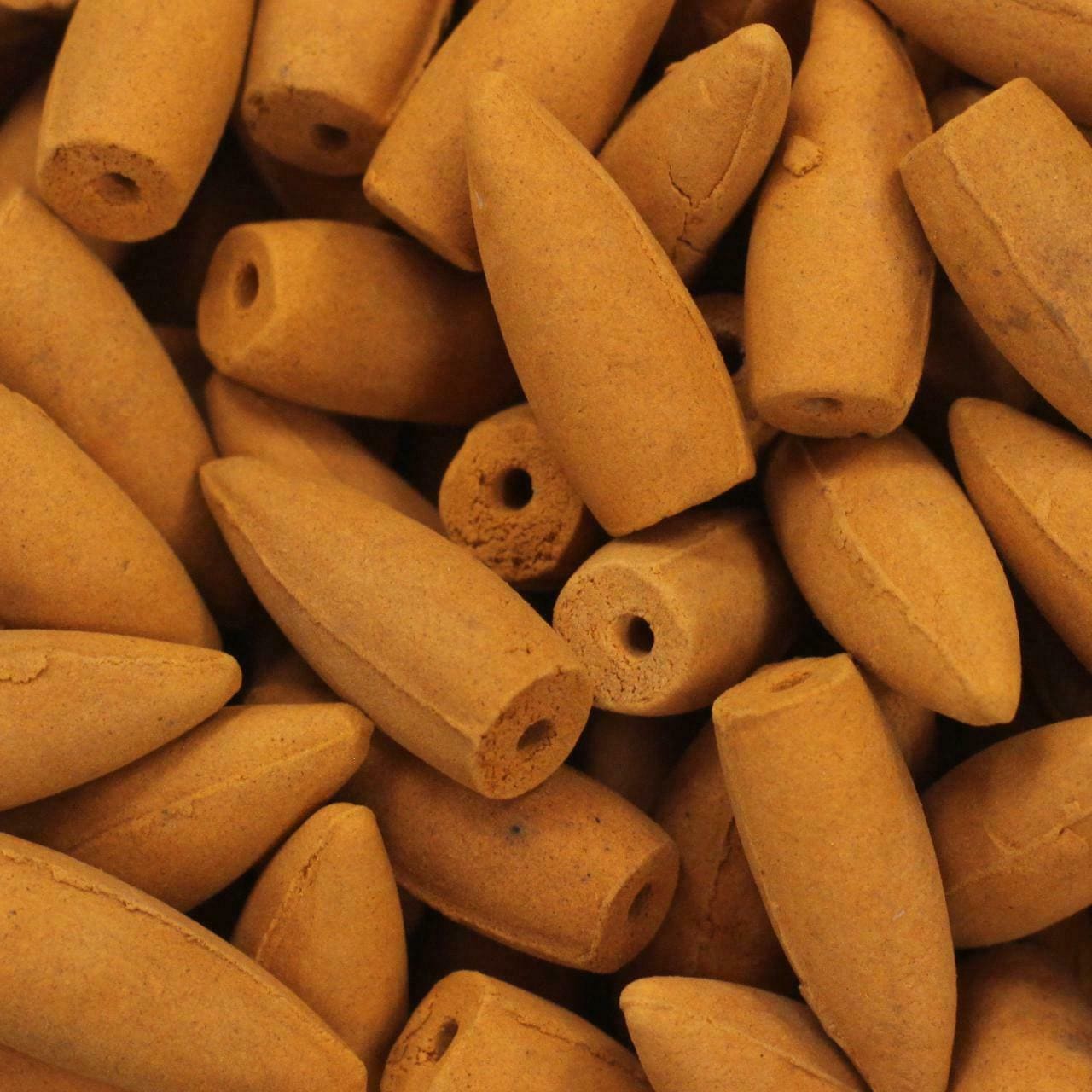 Back Flow Incense Cones - Amber (30 Cones) - Ancient Wisdom