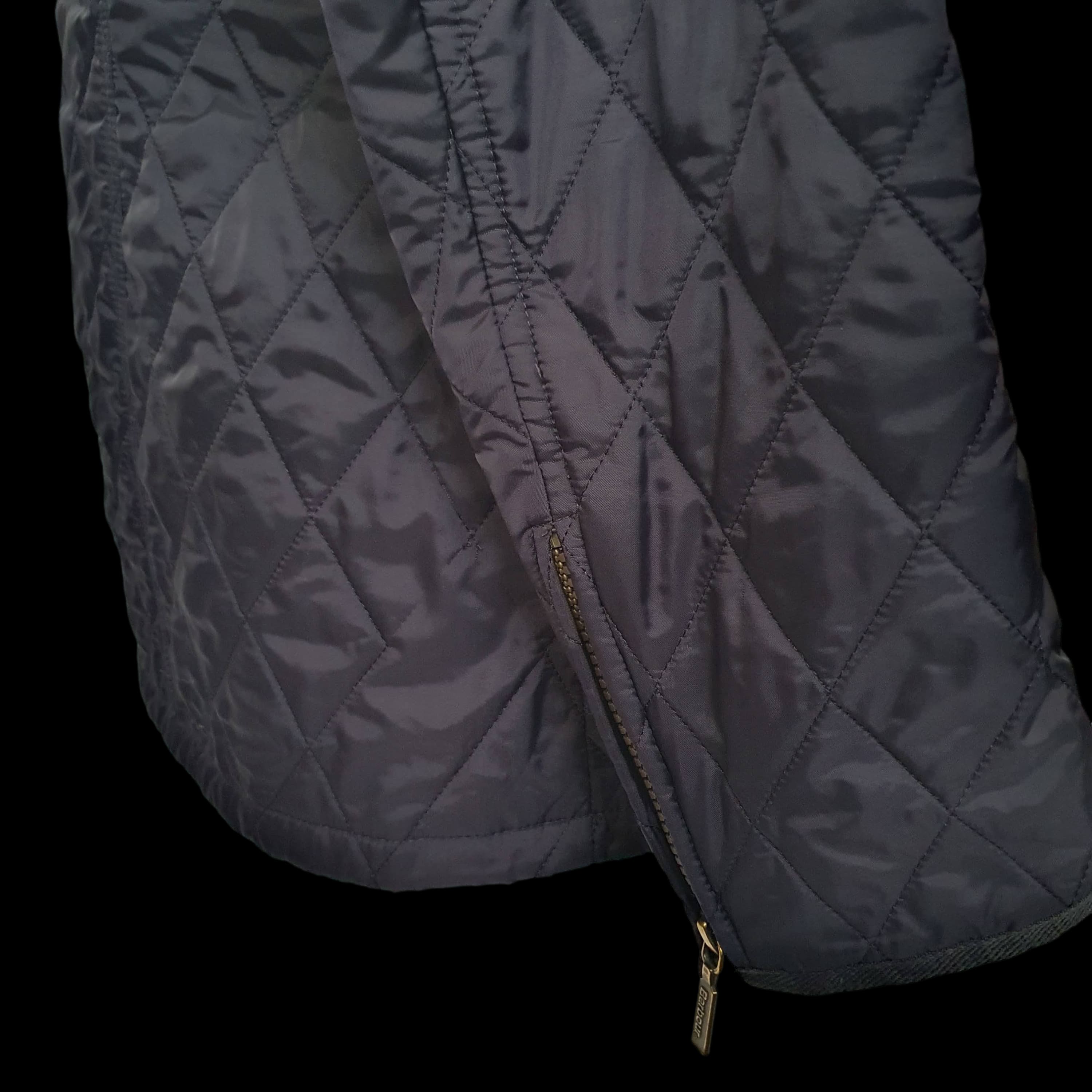 Barbour Womens Blue Quilted Utility Jacket - Morris &