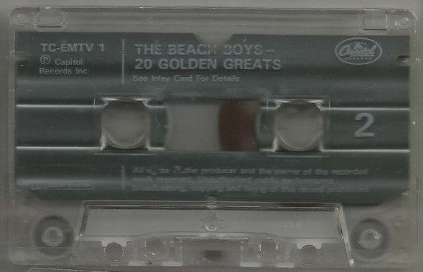 The Beach Boys - 20 Golden Greats (cass Comp Re) - Preloved