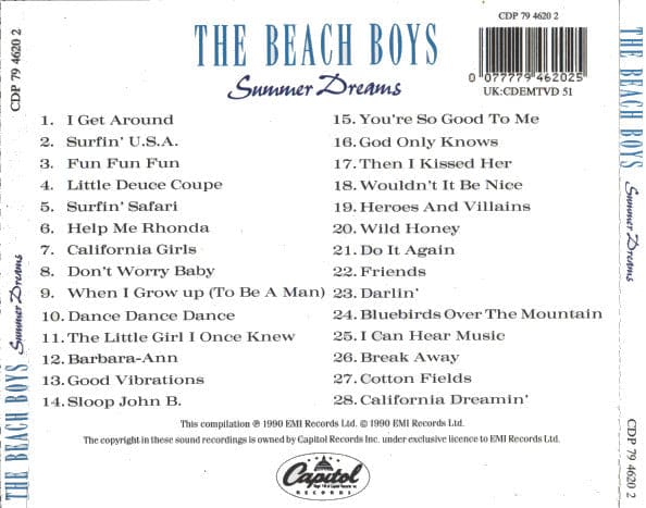 The Beach Boys - Summer Dreams (28 Classic Tracks) (cd