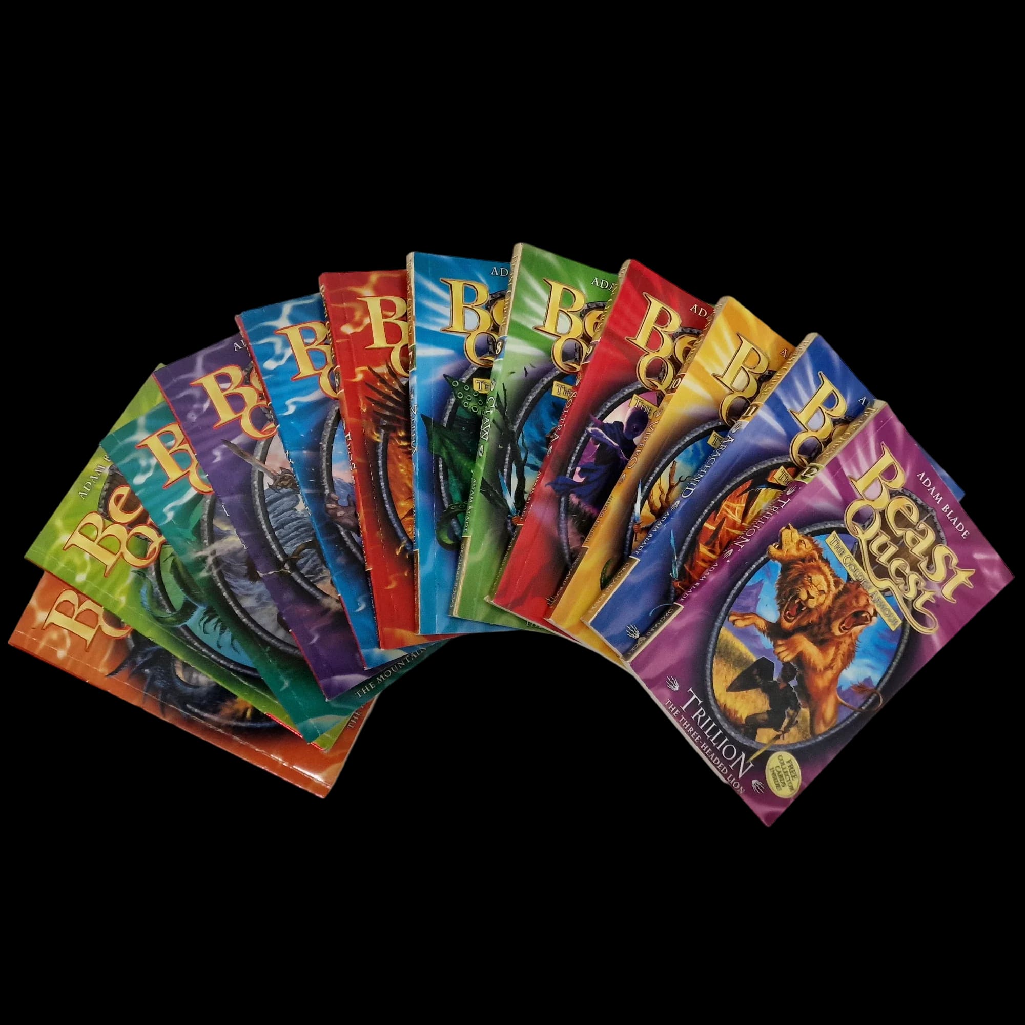 Beast Quest The Golden Amour collection Boos 1 - 12 Adam