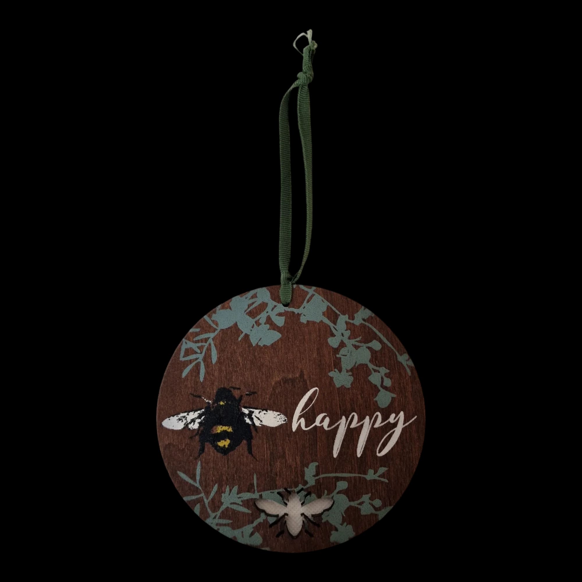 Bee Happy Wooden Sign Wall Art - Unbranded - 1 - 1308