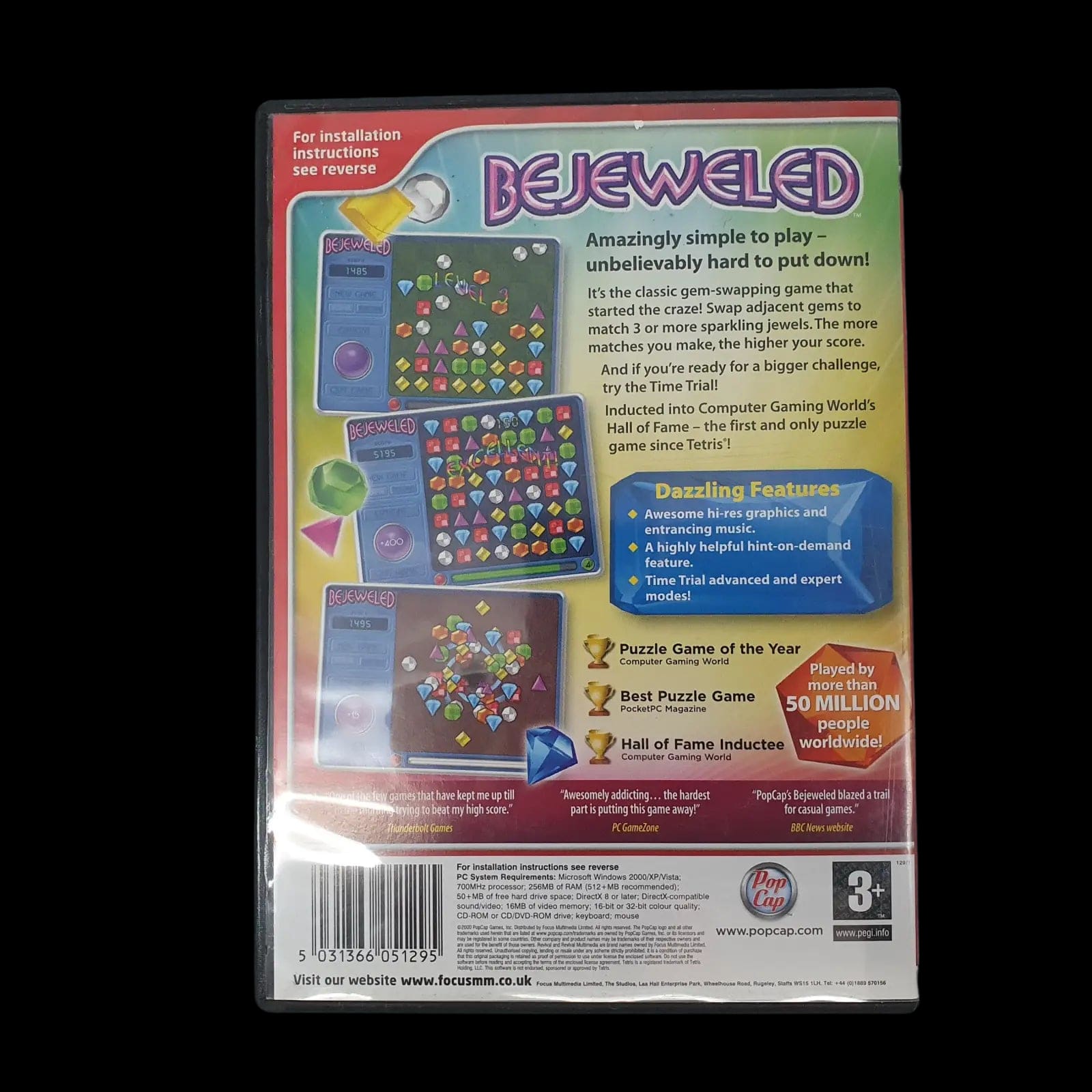 Bejeweled Pc Revival 2000 Video Game - Games - 2 - 2454