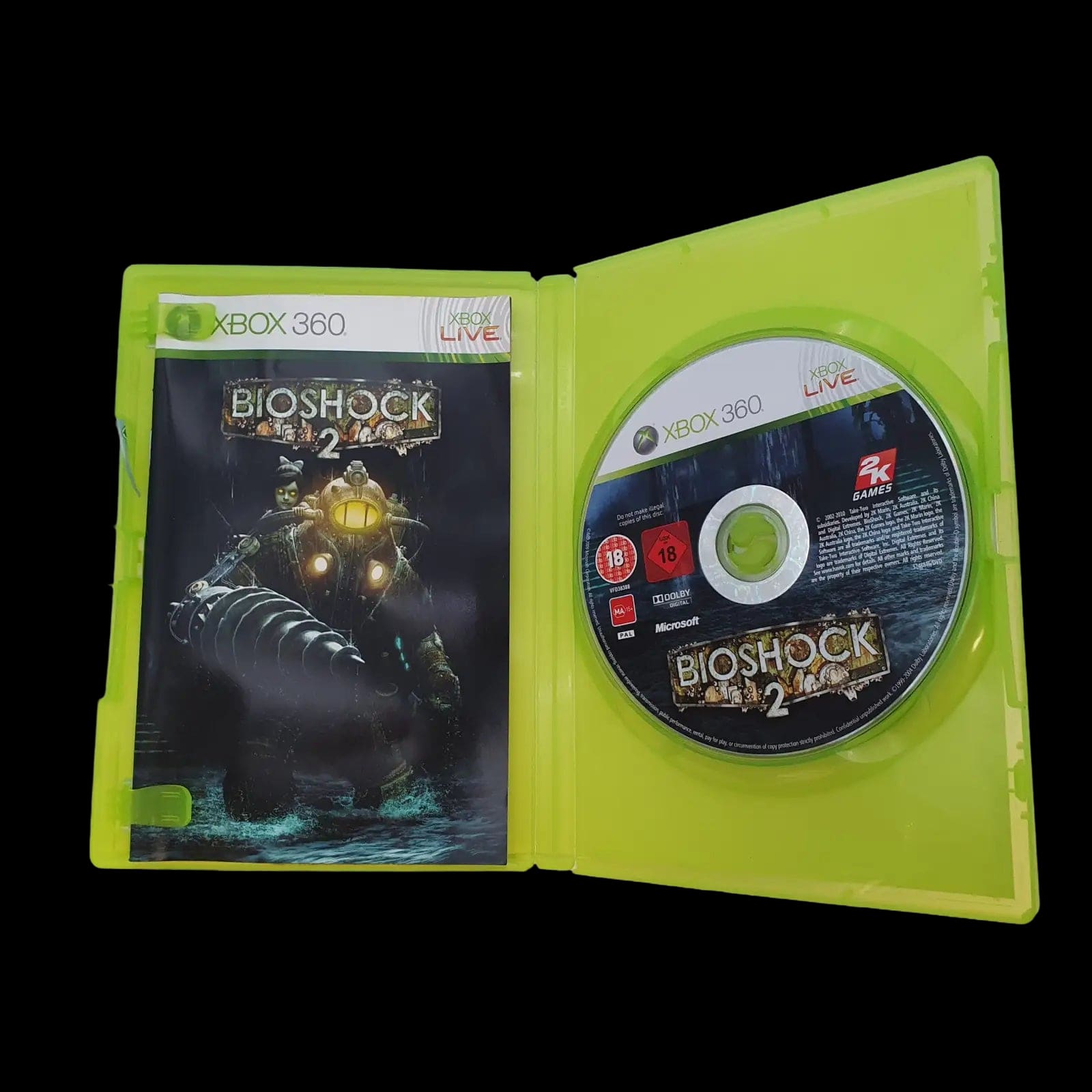 Bioshock 2 Microsoft Xbox 360 2k Games 2010 Video Game Cib