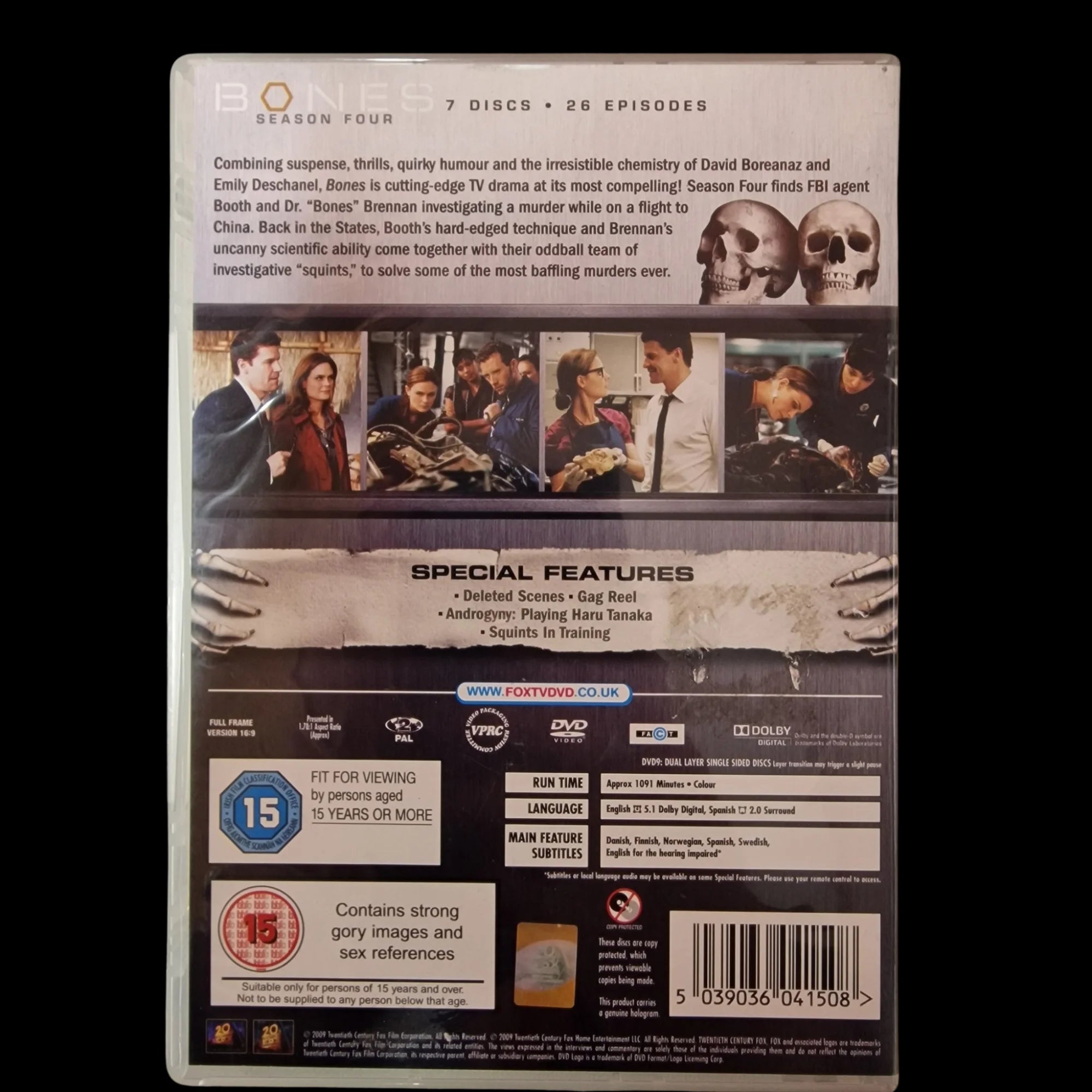 Bones Season Four - Preloved - DVD - Fox Television - 3