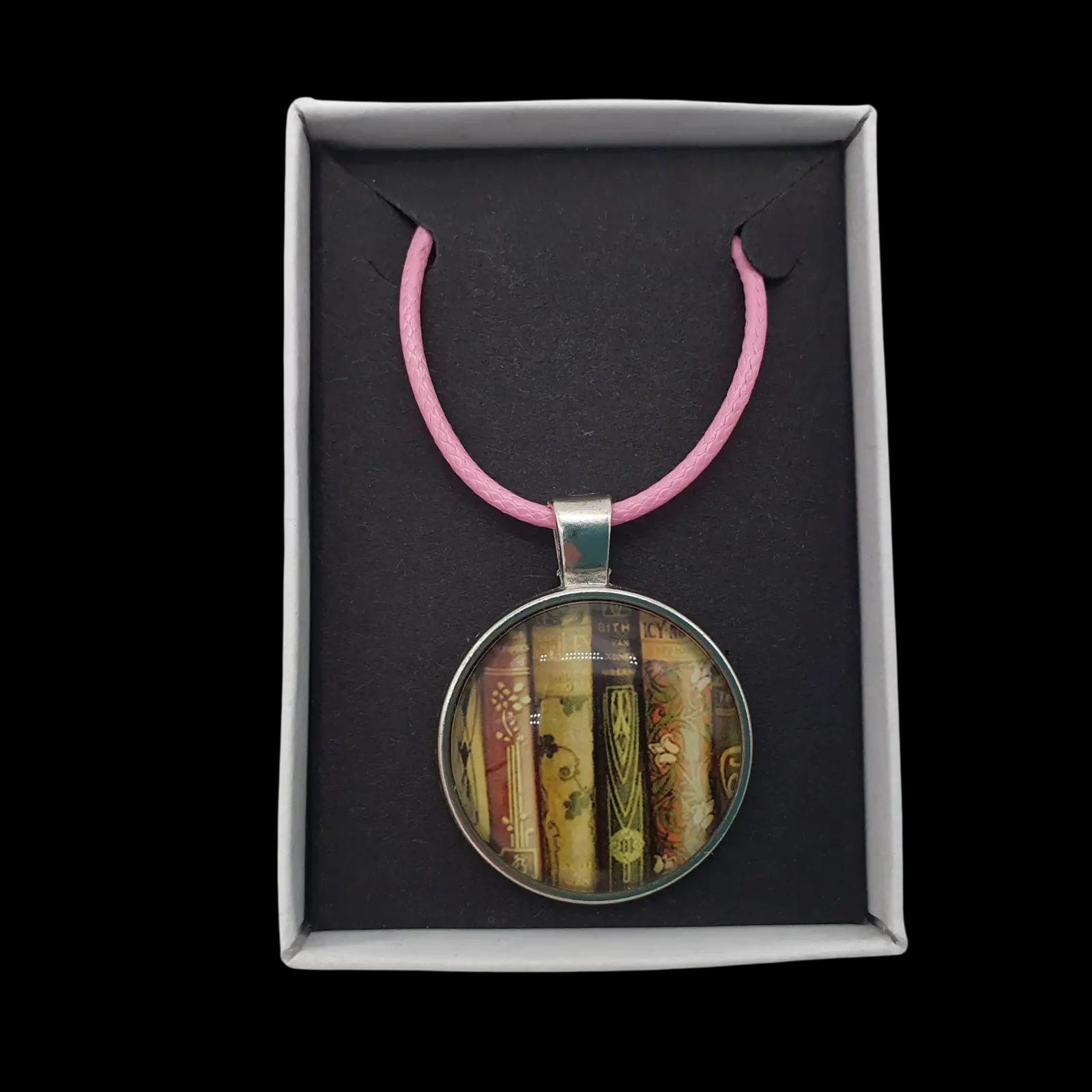 Book Lover Librarian Necklace Bookworm Studying Library