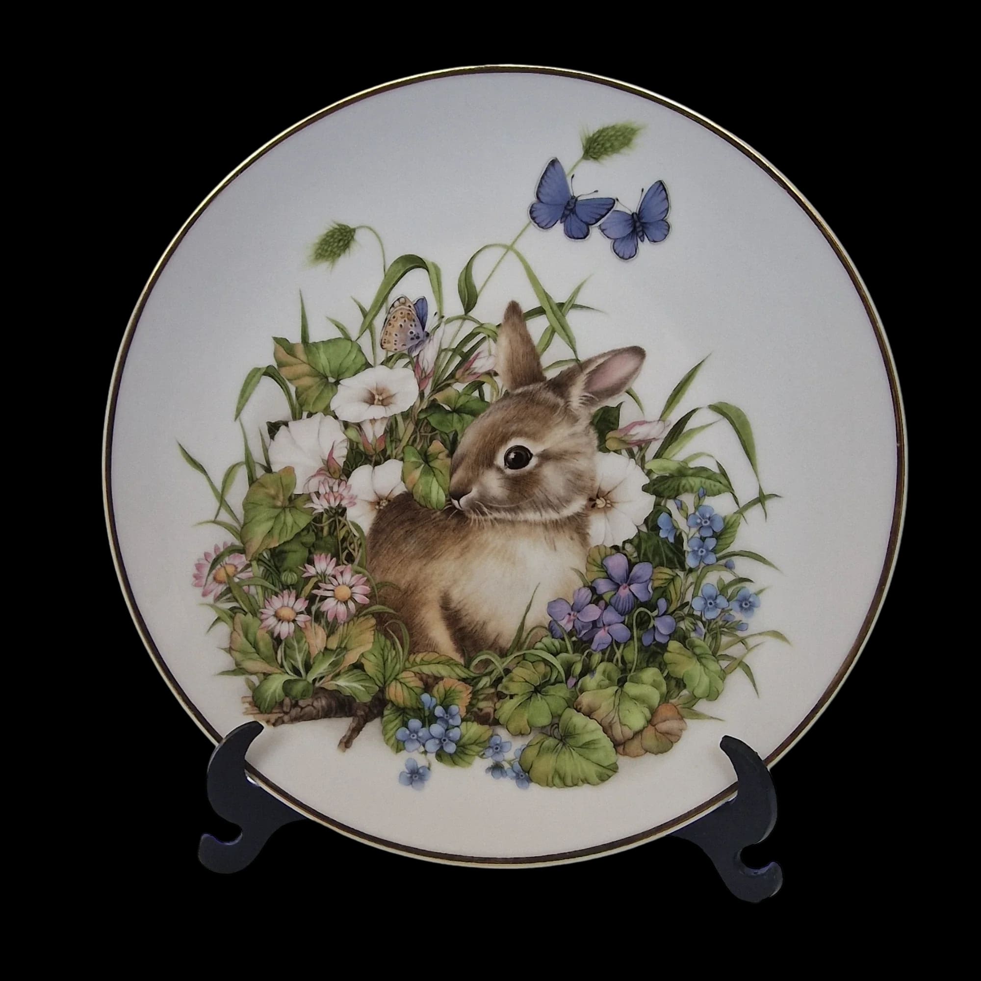 Boxed Fpb Rabbit Ornamental Plate - FPB - 6 - 3034