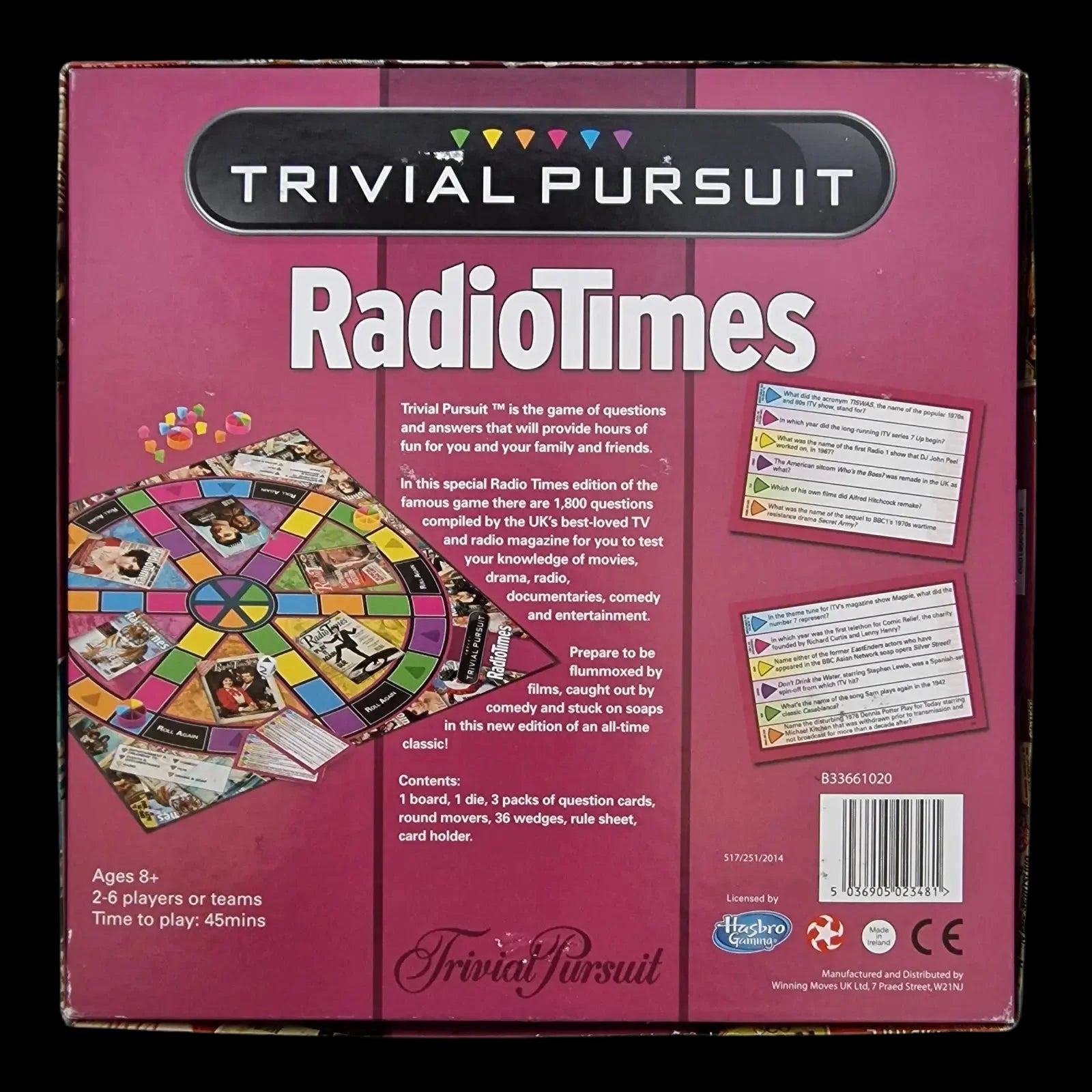Boxed Hasbro Radio Times Trivial Pursuit Board Game - Games