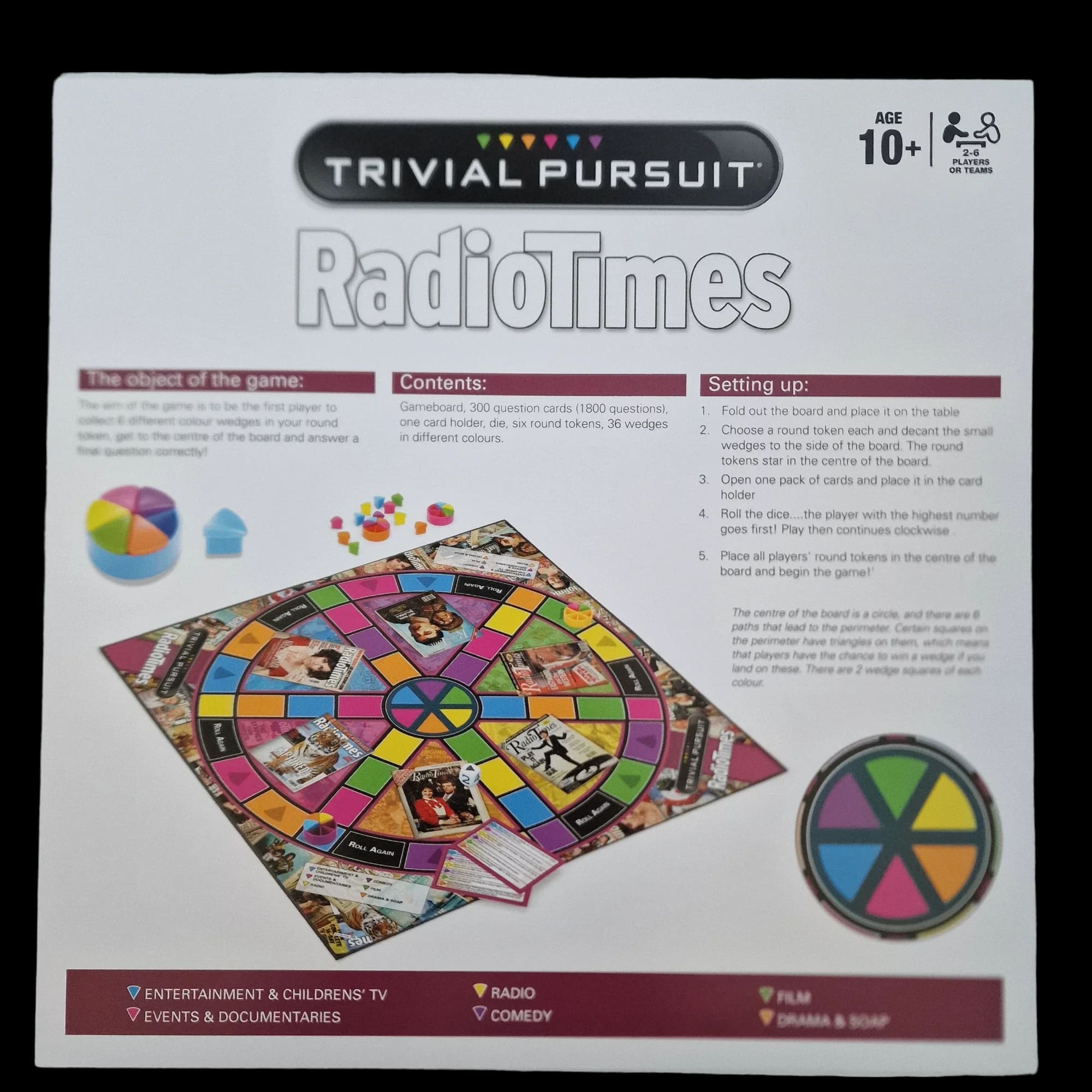 Boxed Hasbro Radio Times Trivial Pursuit Board Game - Games