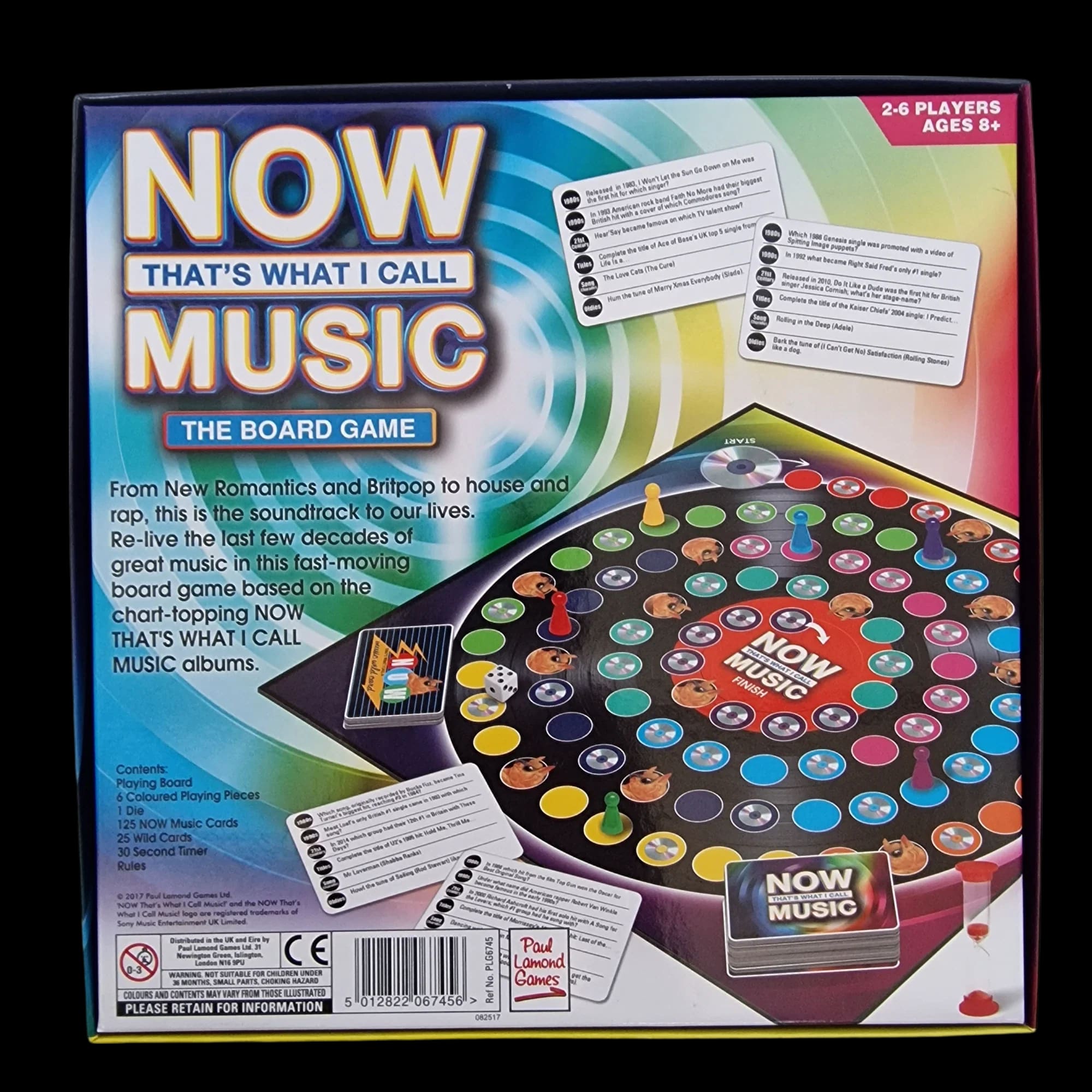 Boxed Now Thats What i Call Music Trivia Board Game - Games