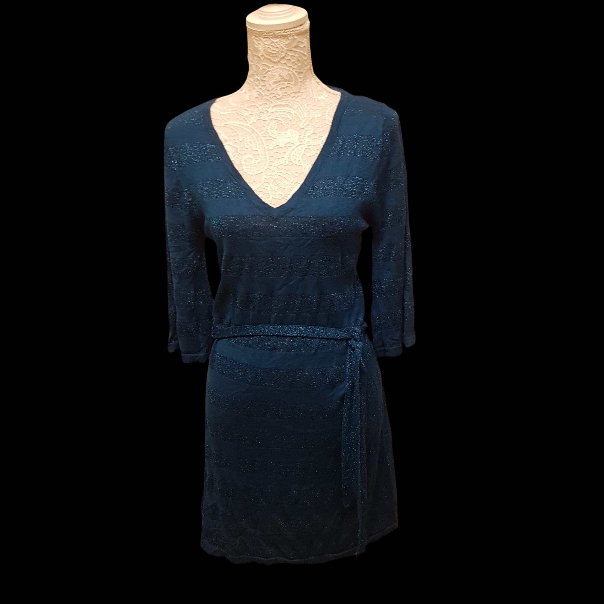 Brave Soul Teal Halter Dress Uk 12 - Dresses - 1