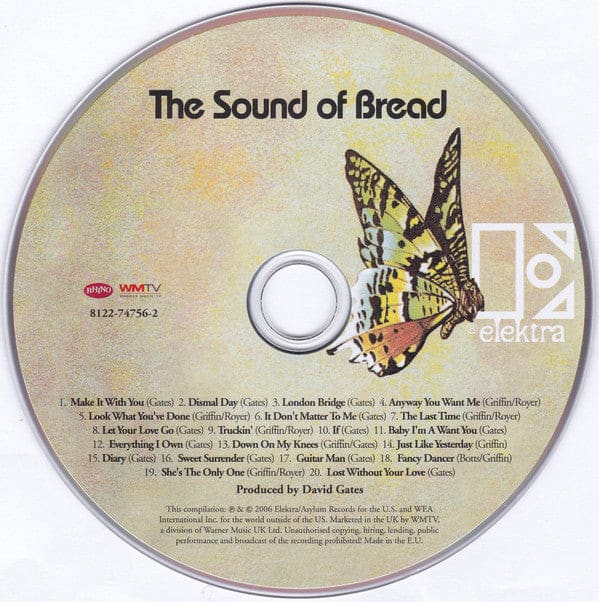 Bread - The Sound Of (their 20 Finest Songs) (cd Comp Re