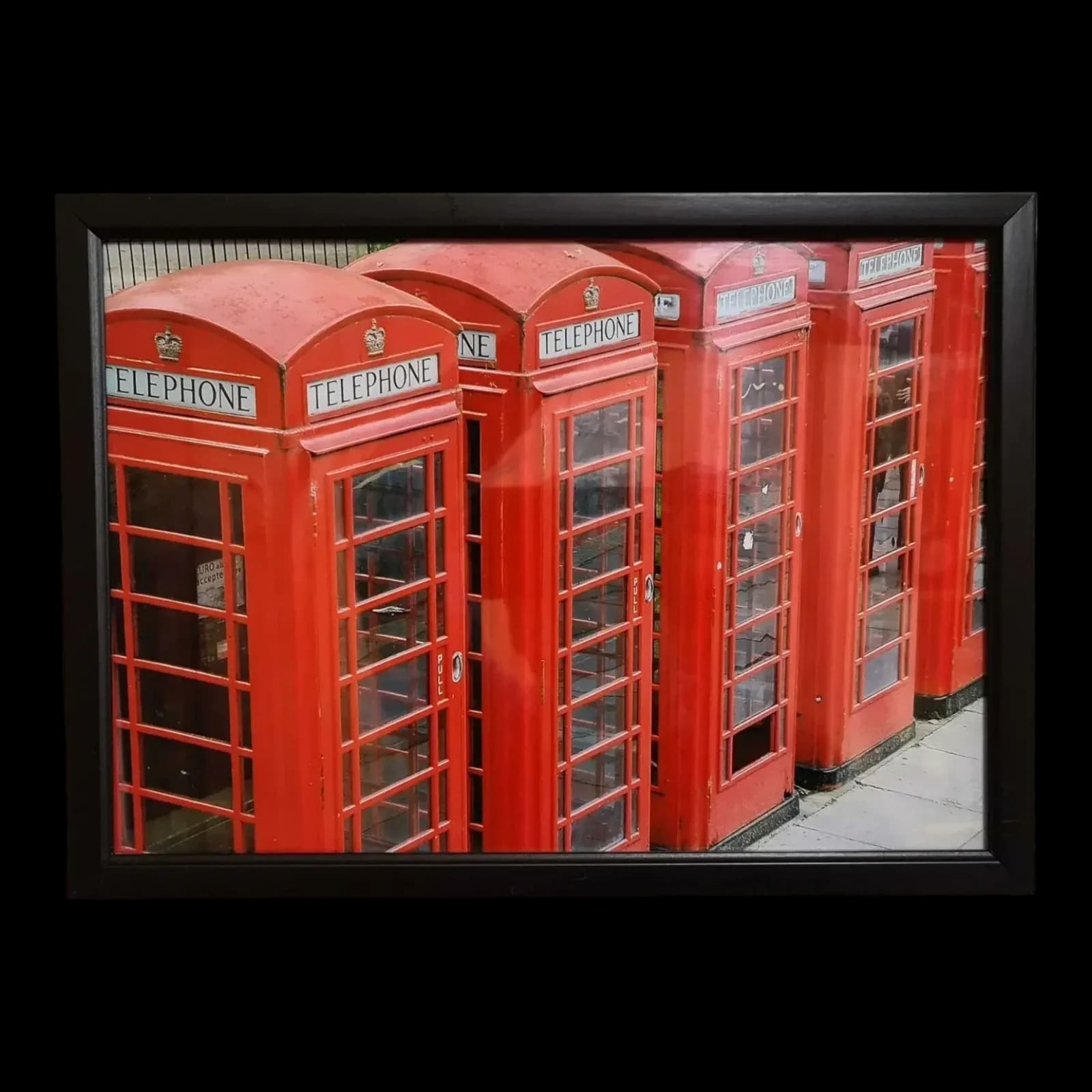 British Red Telephone Box Framed Art Print - Pictures