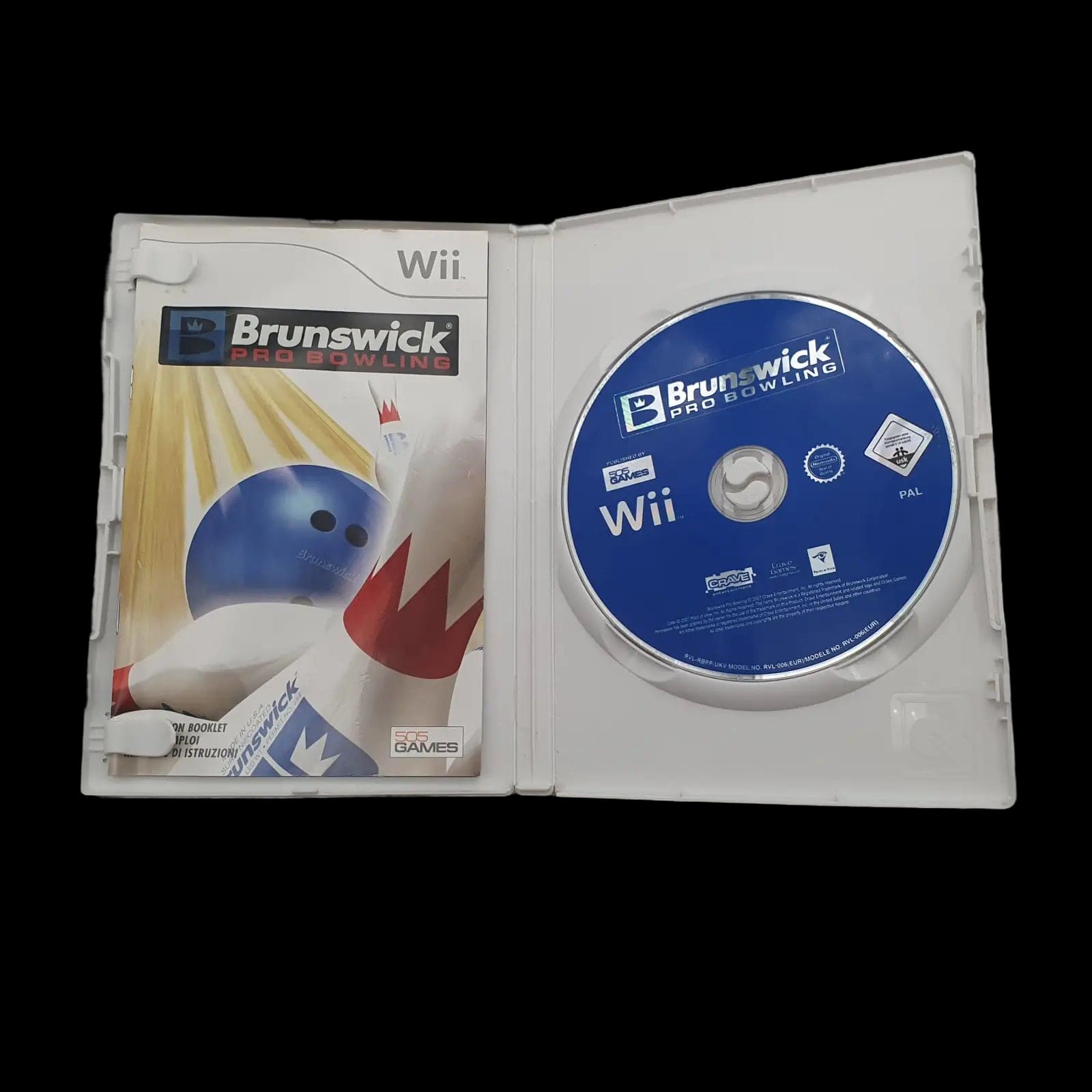 Brunswick Pro Bowling Nintendo Wii 505 Games 2007 Video