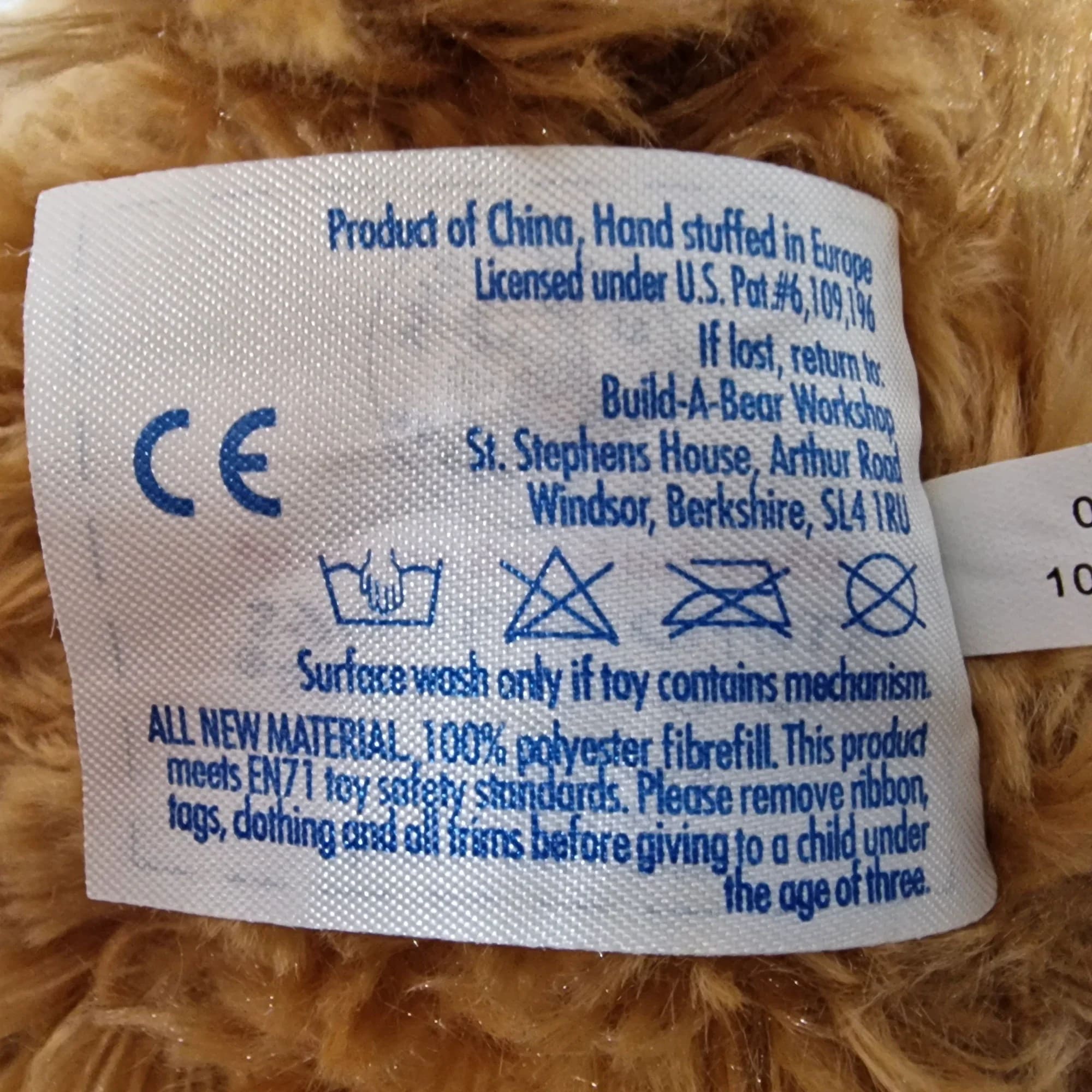 Build a Bear Brown Teddy Plush Soft Toy Cute Cuddly Stuffed