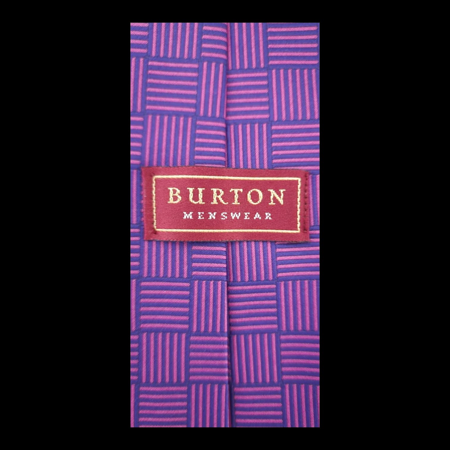 Burton Neck Tie Cravat Purple Necktie Elegant Accessory