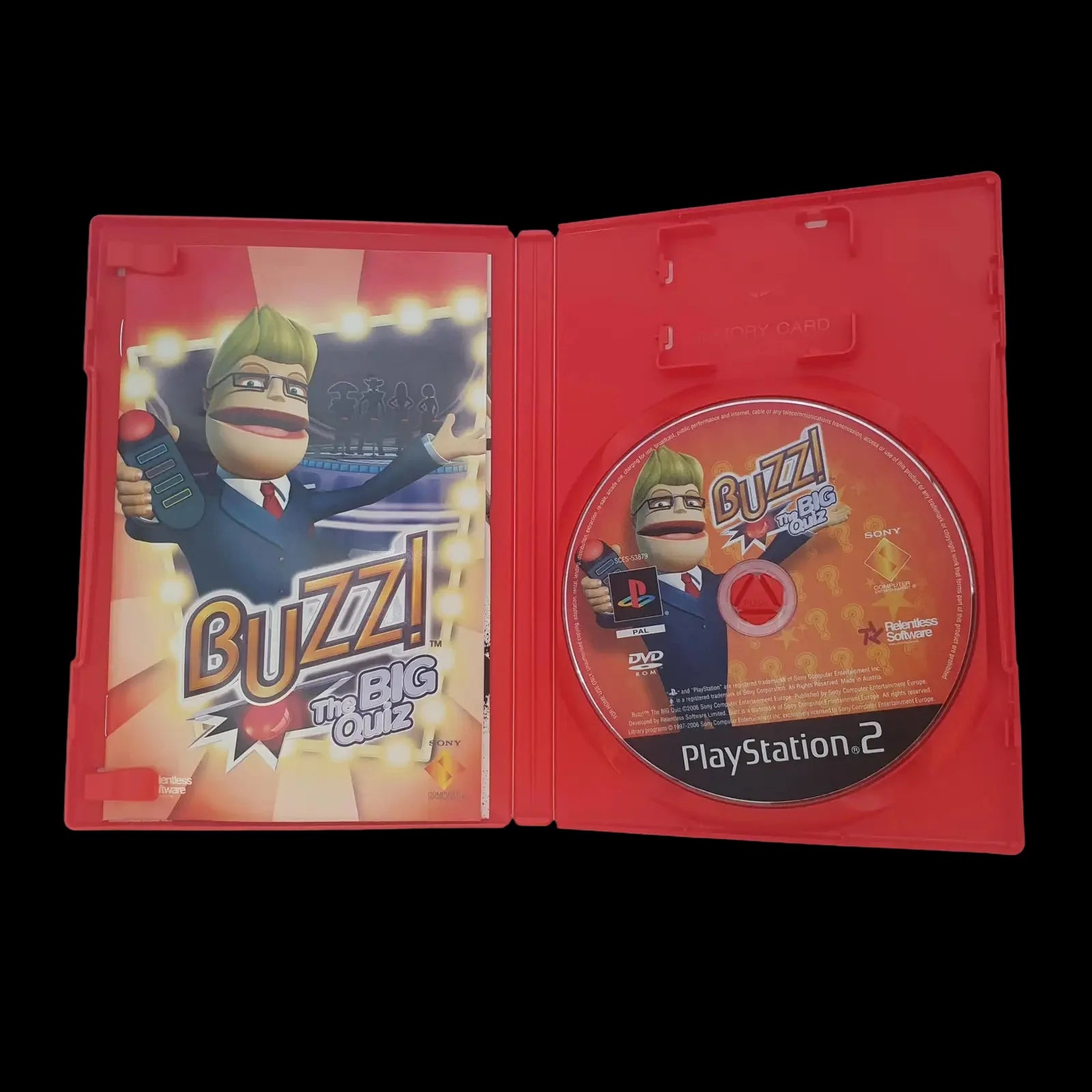 Buzz The Big Quiz Sony Playstation 2 Ps2 2006 Video Game
