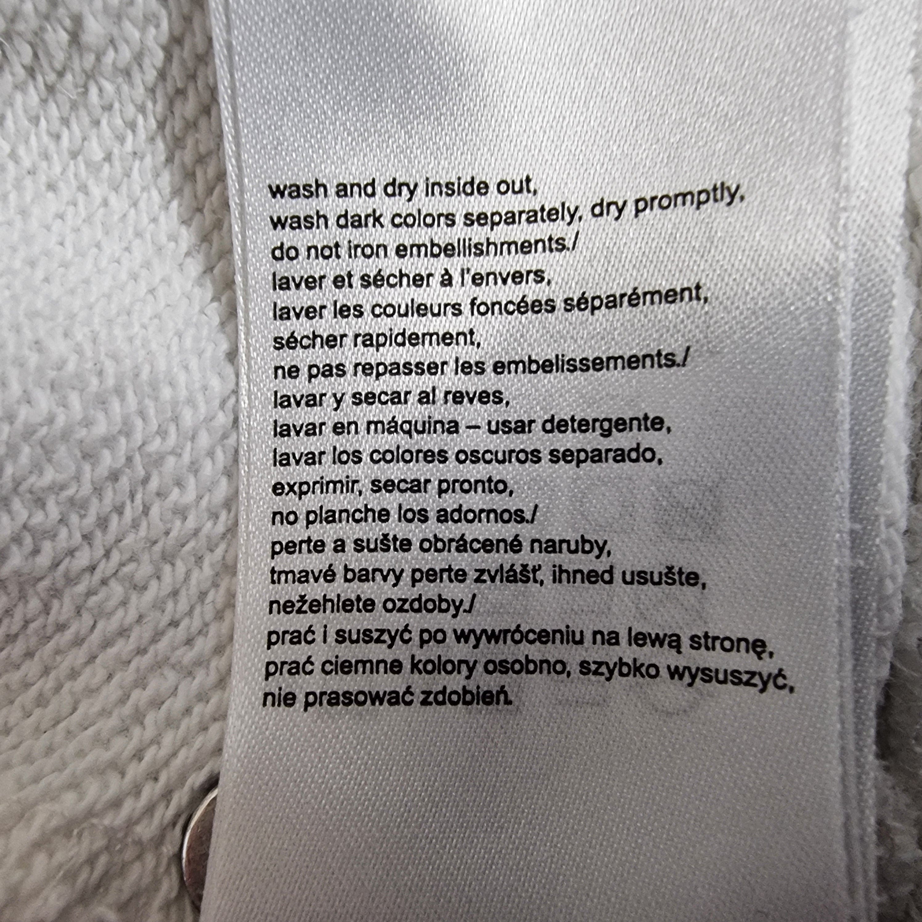 Calvin Klein Unisex White Crew Neck Jumper UK Small