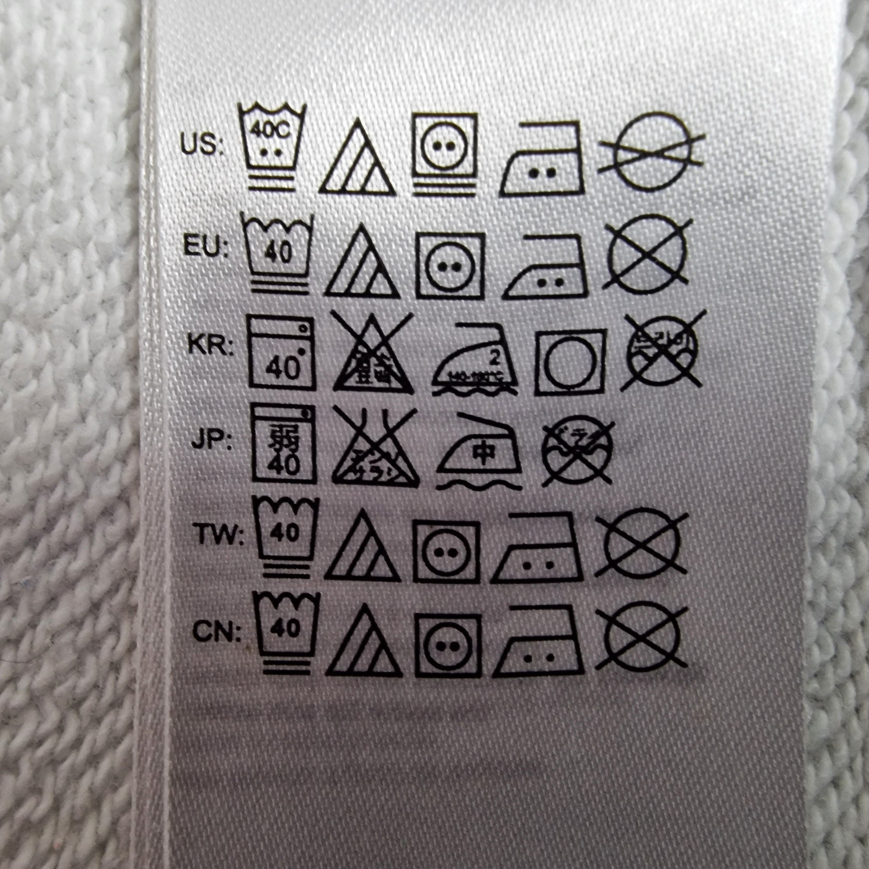 Calvin Klein Unisex White Crew Neck Jumper UK Small