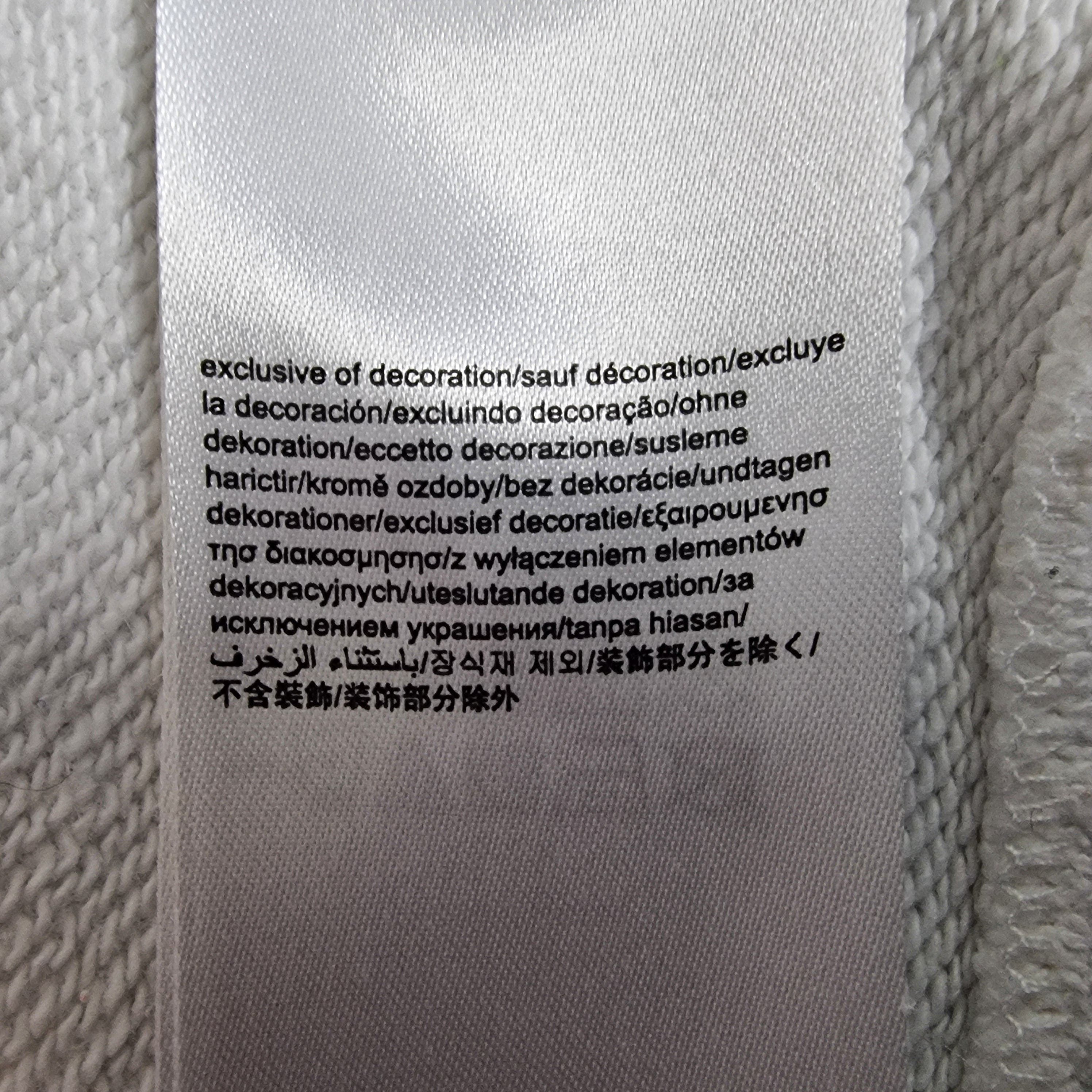 Calvin Klein Unisex White Crew Neck Jumper UK Small