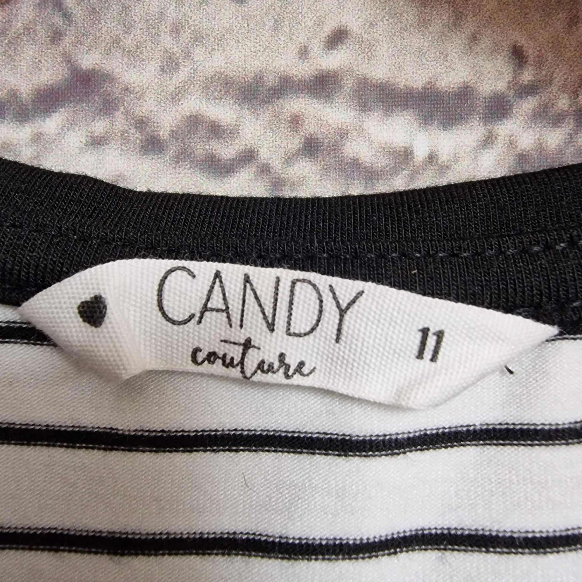 Candy New York Black White T-shirt Dress 11 Years - Dresses
