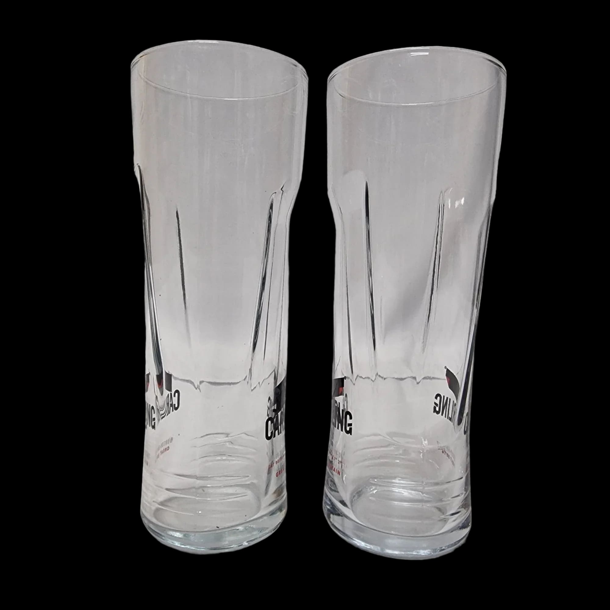 Carling Pint Beer Glass x 2 Home Bar Gift - 4 - 3288