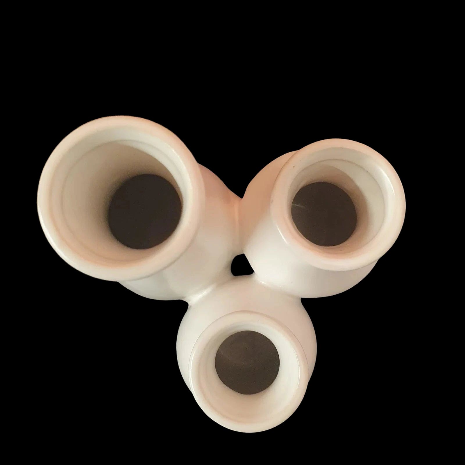 Ceramic Trio Linked Vase - New - Unbranded - 3 - 1377