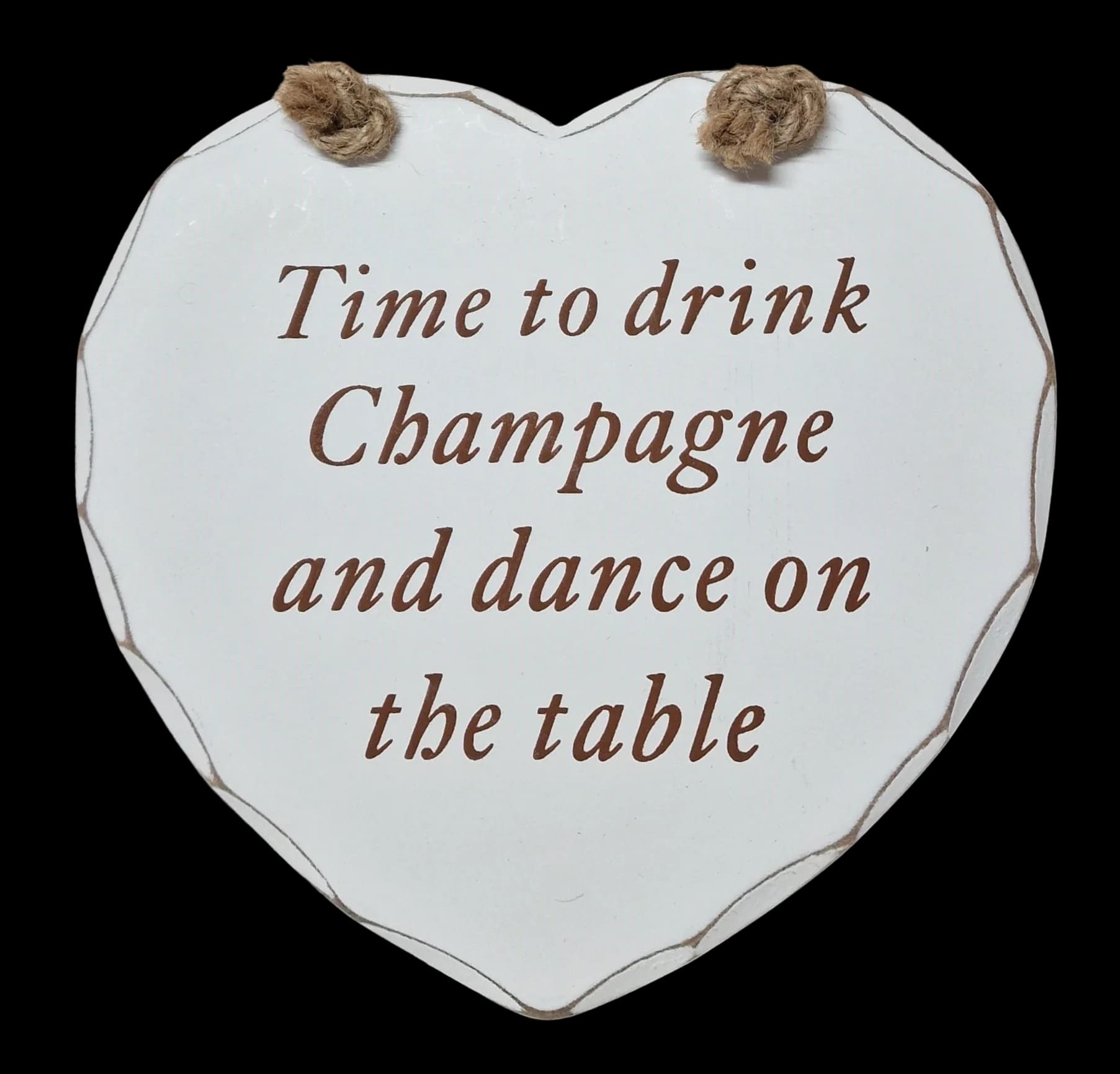 Champaign And Dance Heart Sign Wall Art - Leonardo - 2