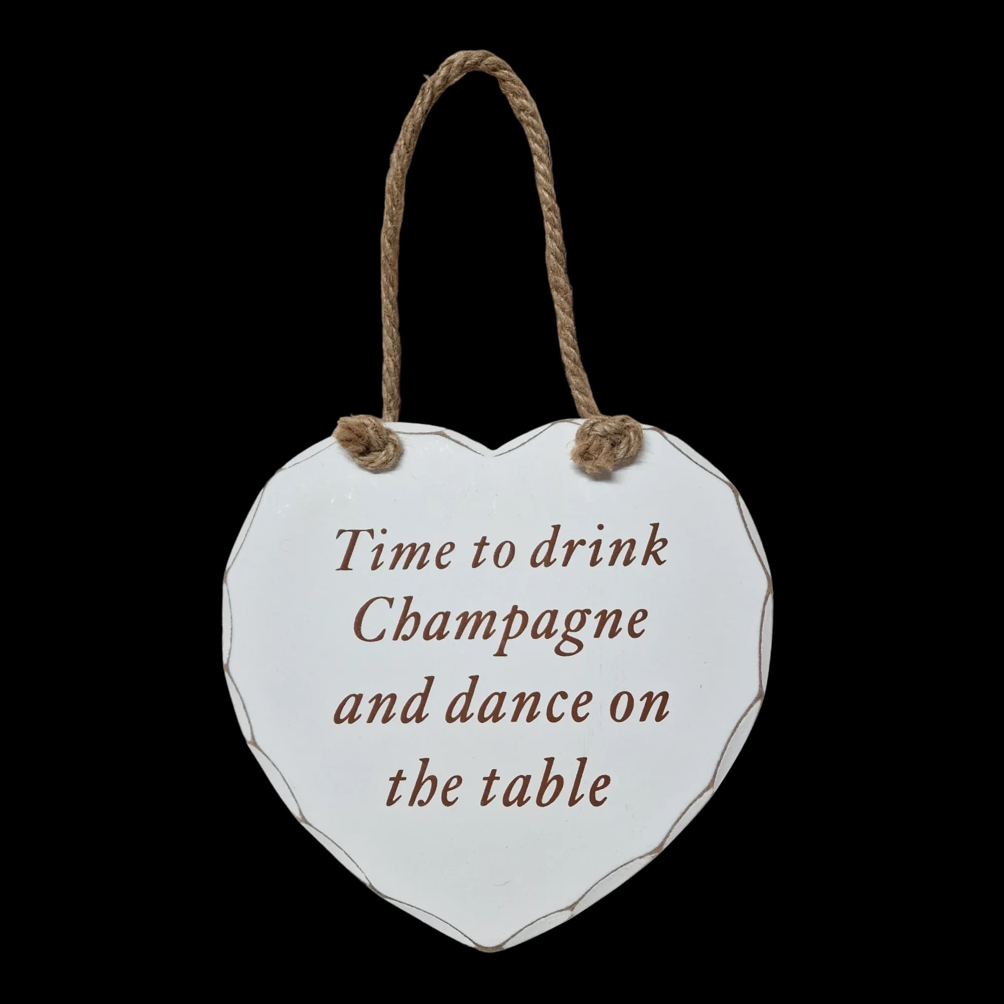Champaign And Dance Heart Sign Wall Art - Leonardo - 1