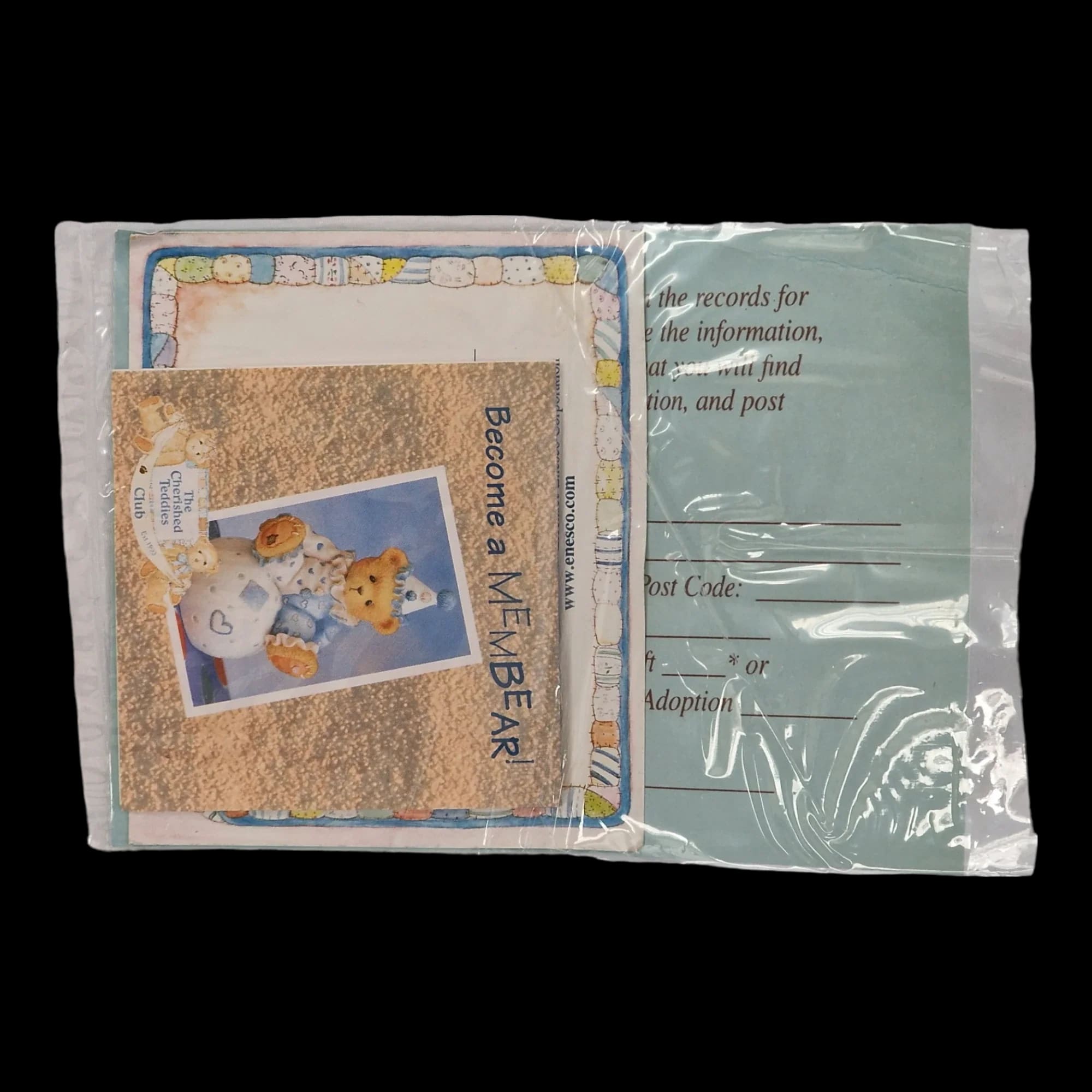 Cherished Teddies Nathan Leave Your Worries Behind Ceramic