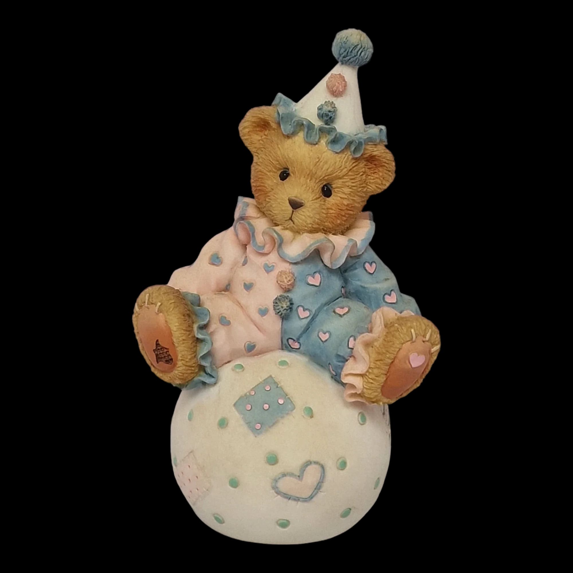 Cherished Teddies Wally Clown Ceramic Bear - Bears - 1