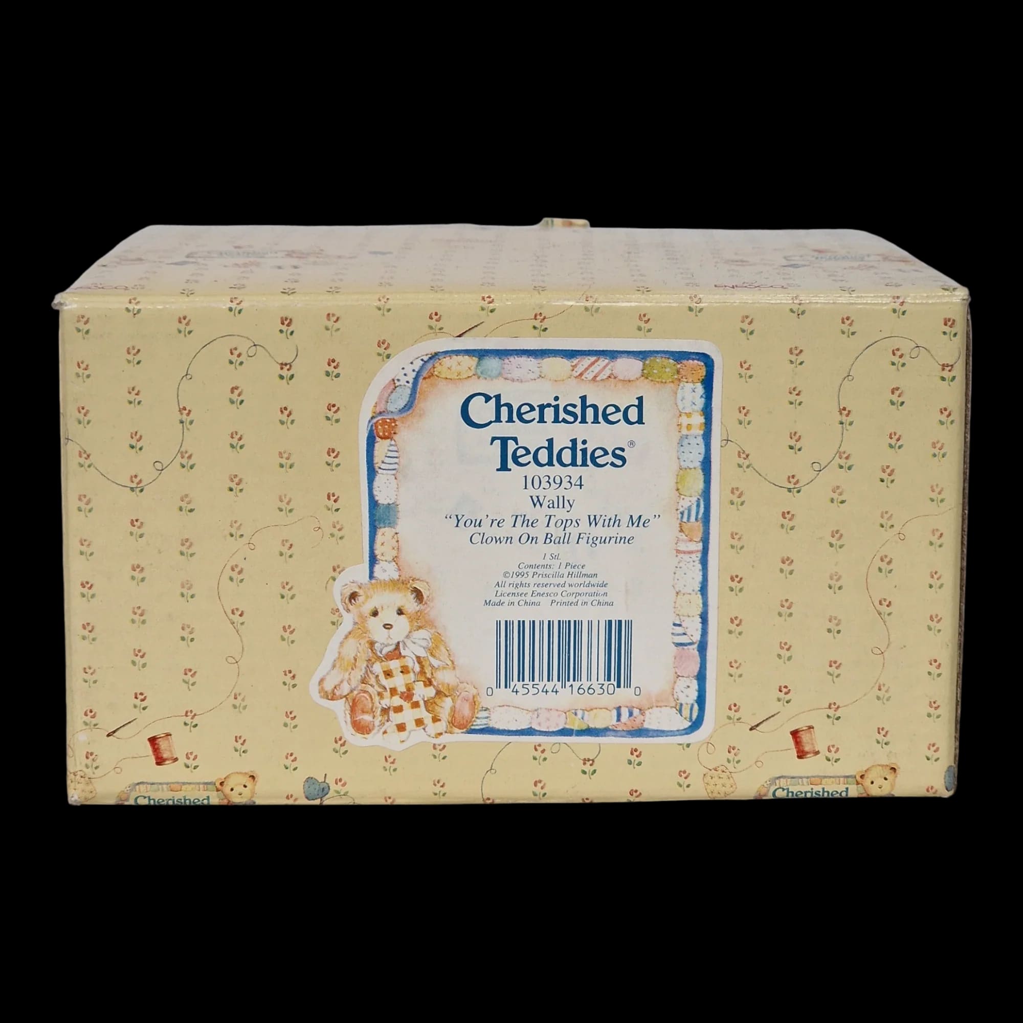 Cherished Teddies Wally Clown Ceramic Bear - Bears - 4